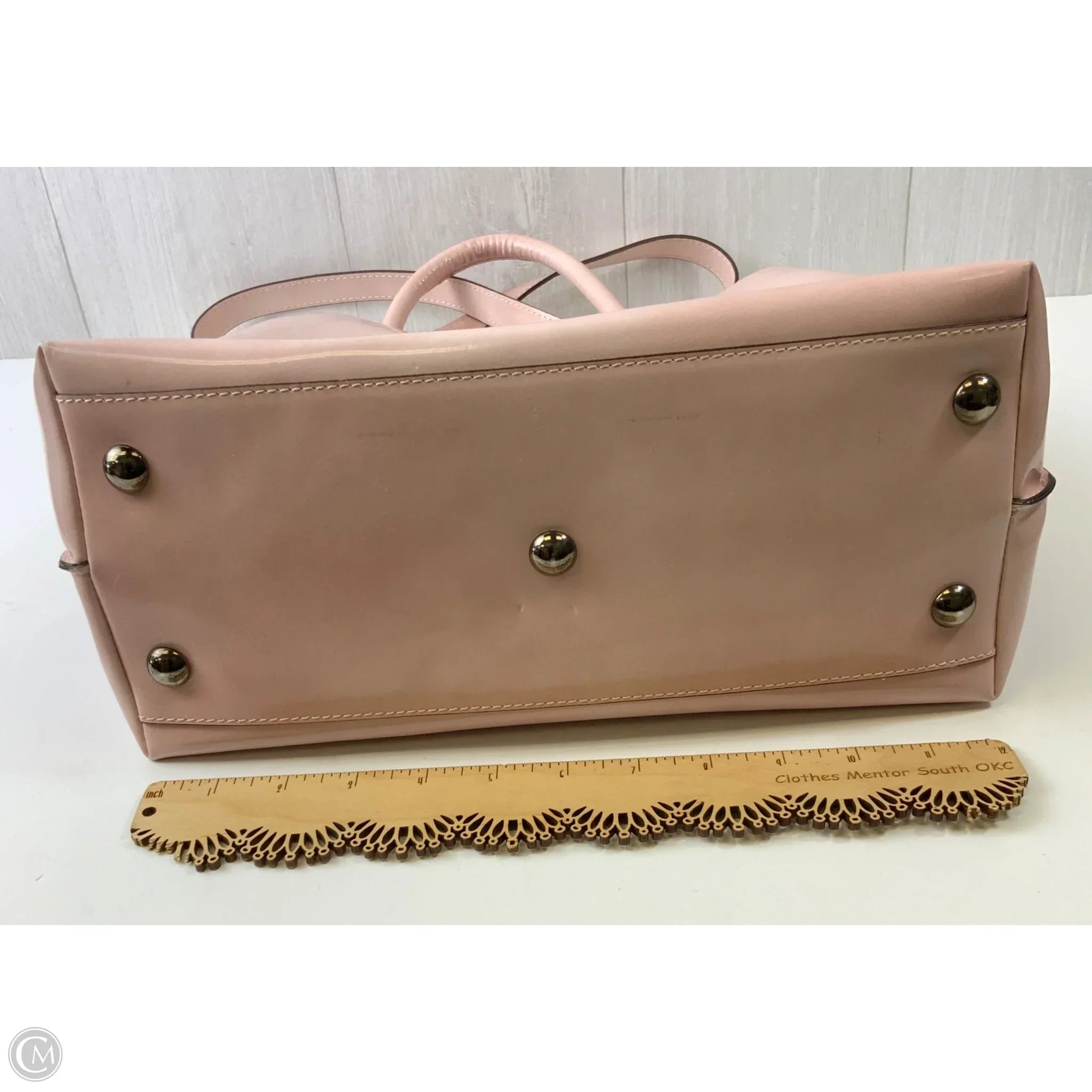 Handbag Leather By Clothes Mentor, Size: Large