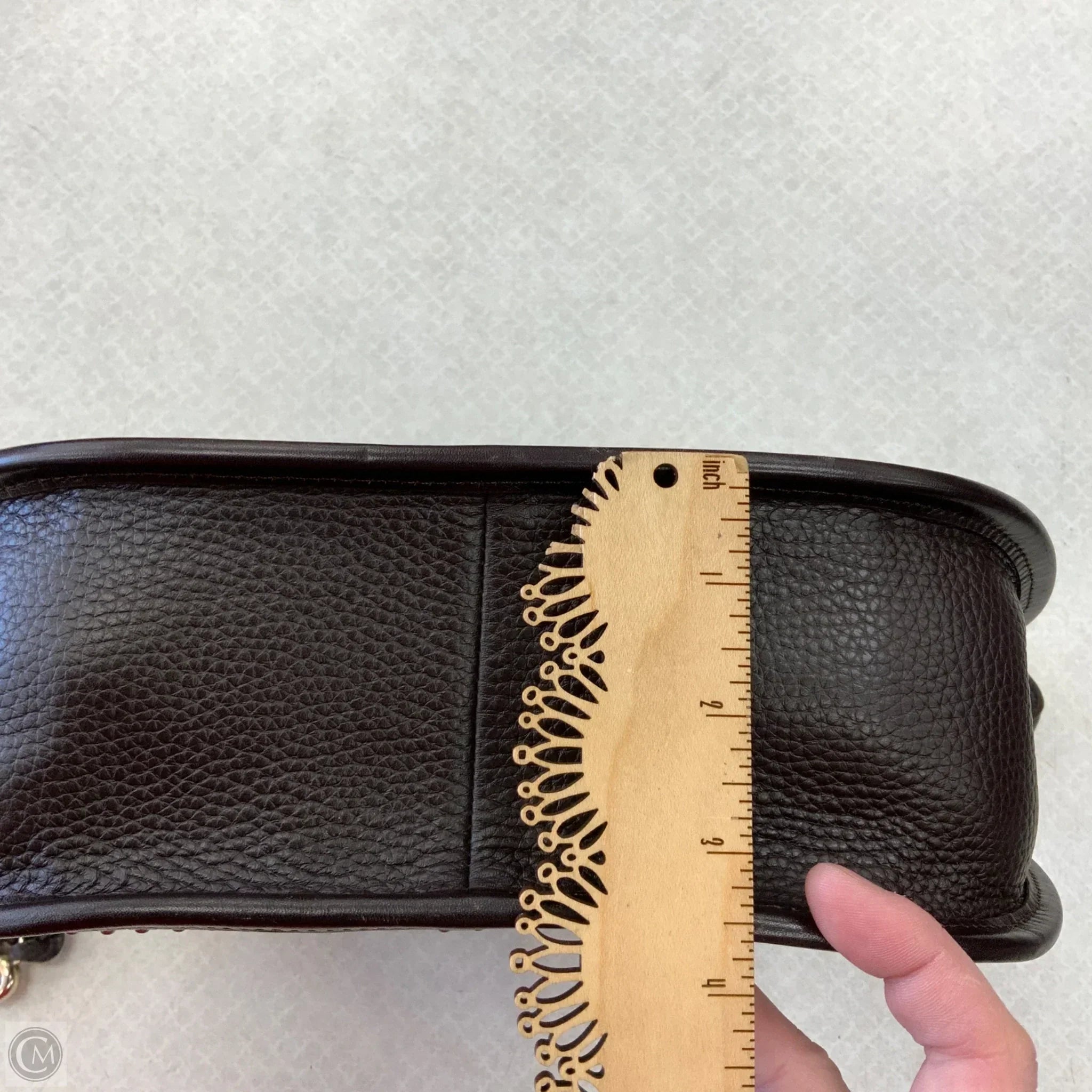 Handbag Leather By Brighton, Size: Medium