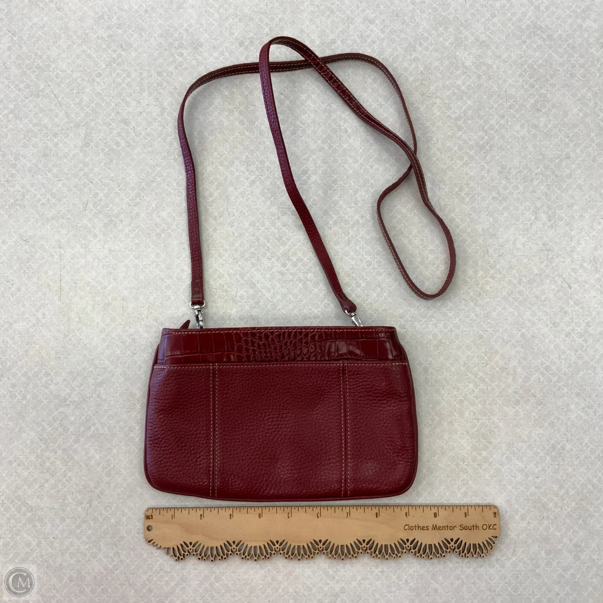 Crossbody Leather By Brighton, Size: Small