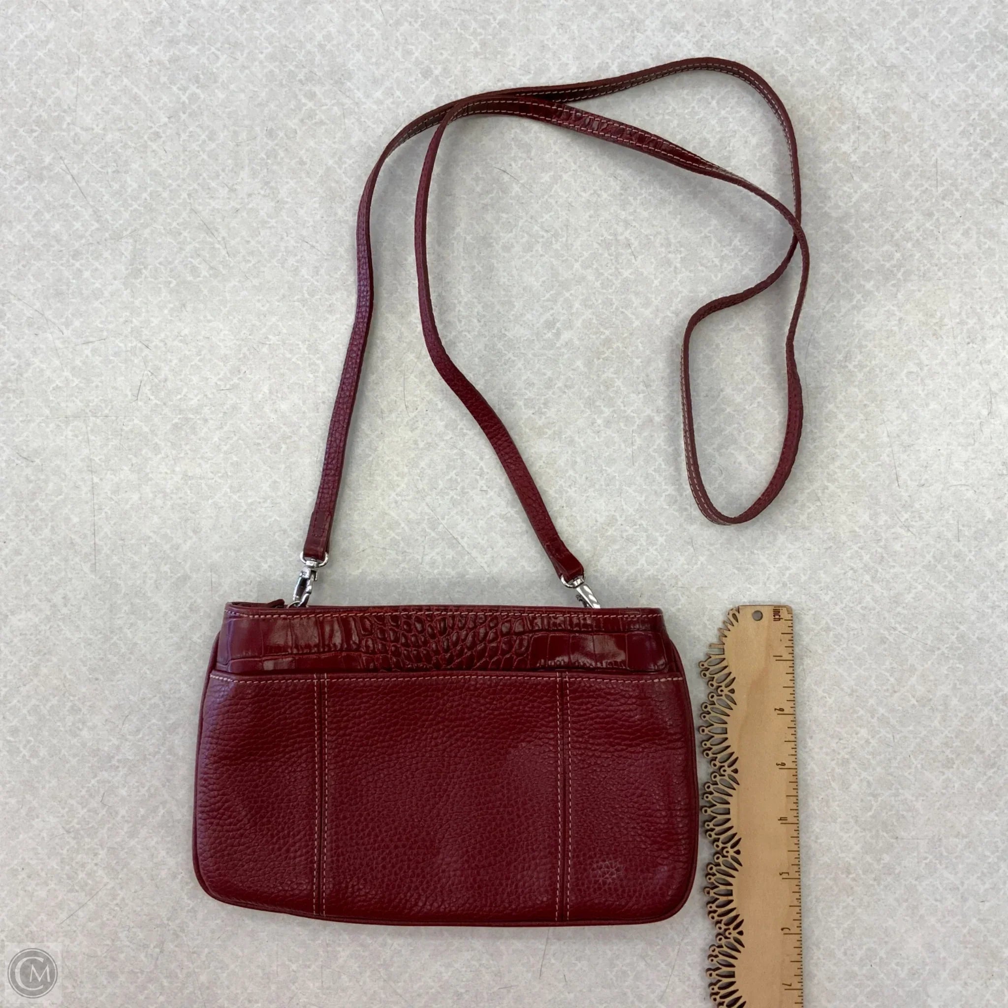 Crossbody Leather By Brighton, Size: Small