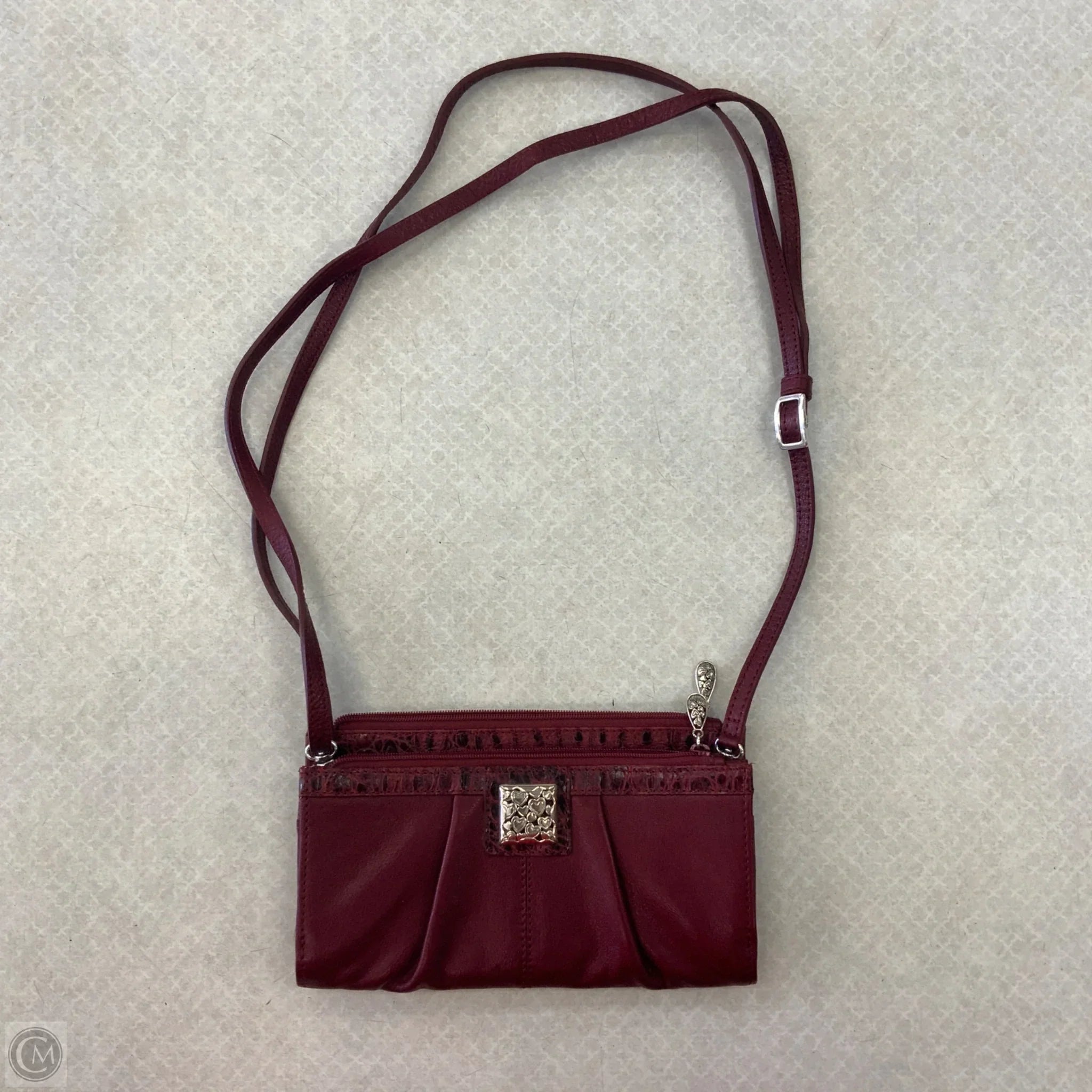 Crossbody Leather By Brighton, Size: Small