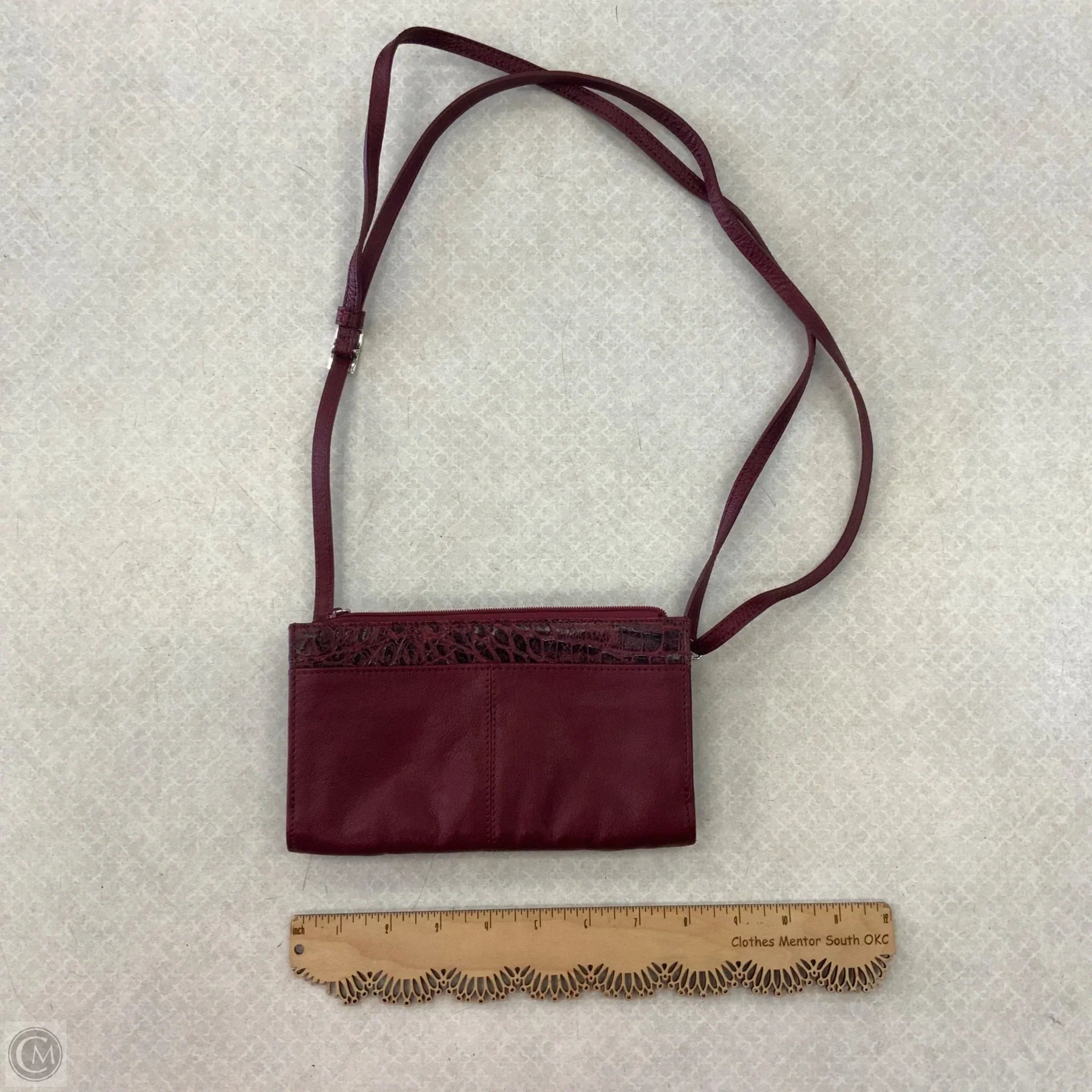 Crossbody Leather By Brighton, Size: Small