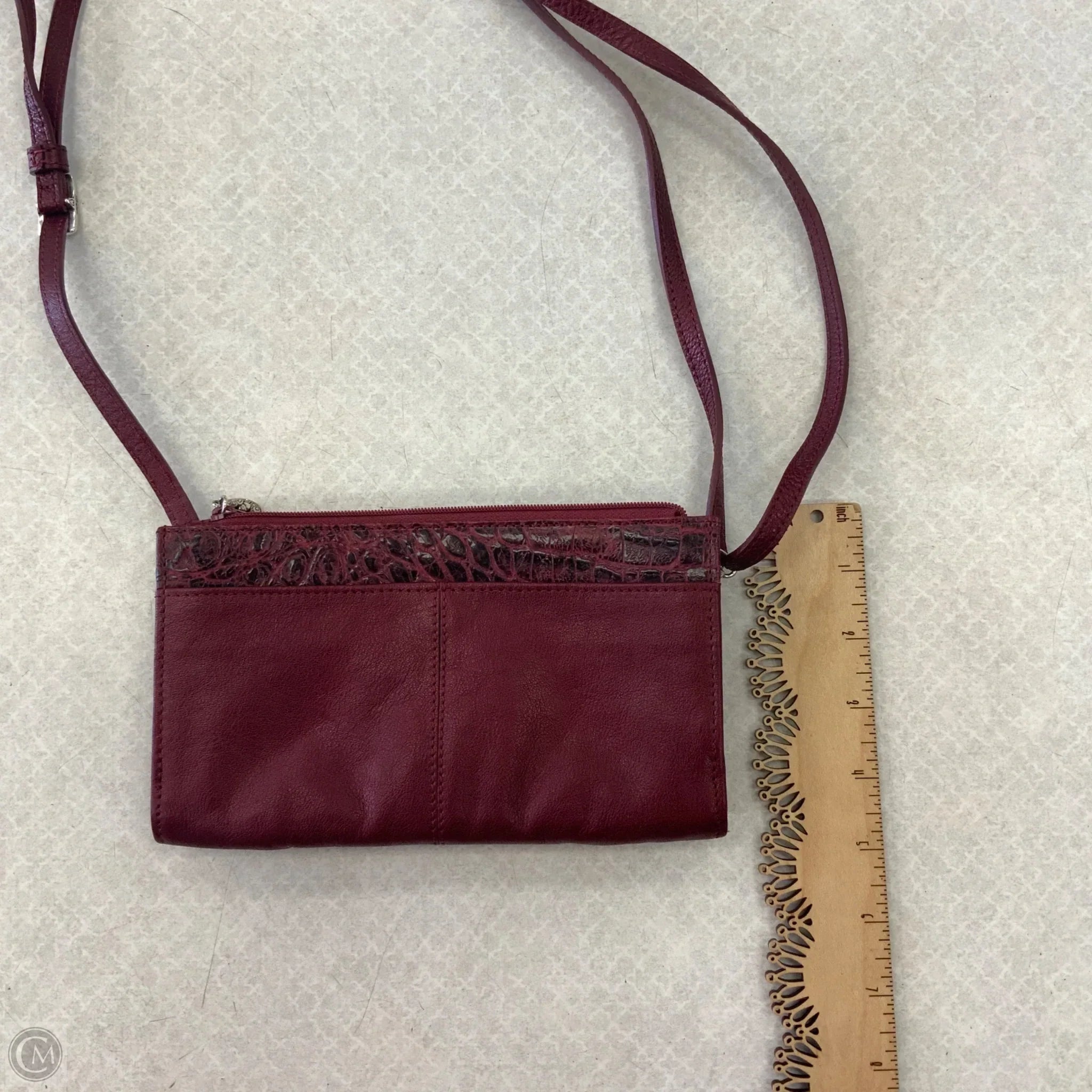 Crossbody Leather By Brighton, Size: Small