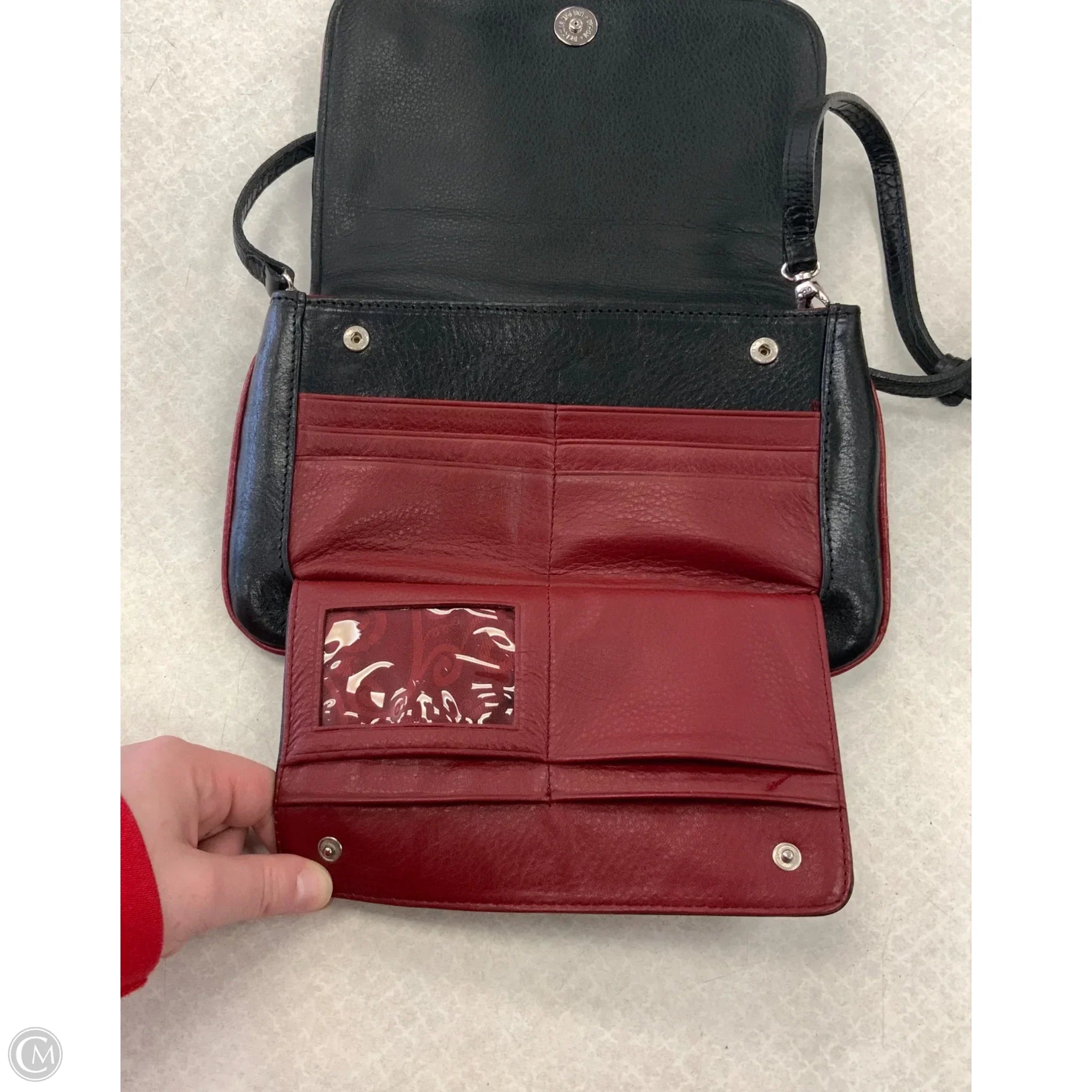 Crossbody Leather By Brighton, Size: Small