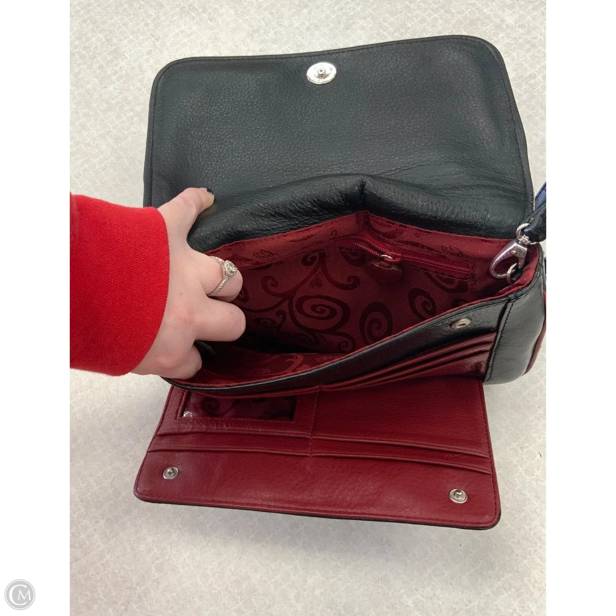 Crossbody Leather By Brighton, Size: Small