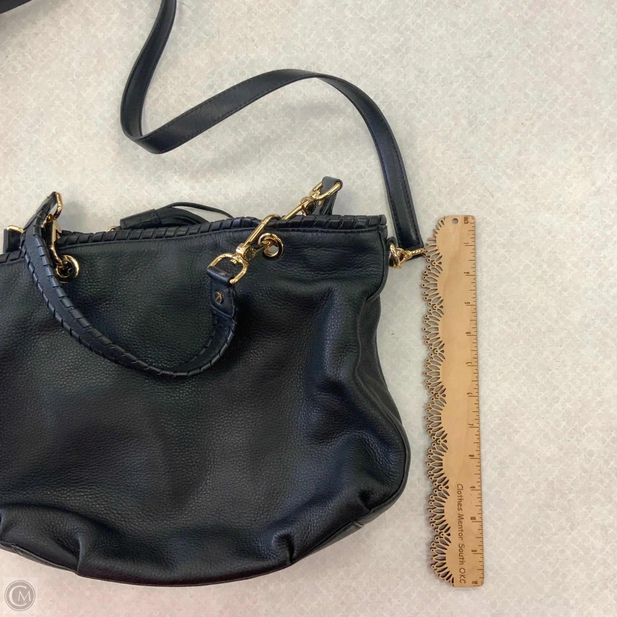 Handbag Leather By Michael By Michael Kors, Size: Large