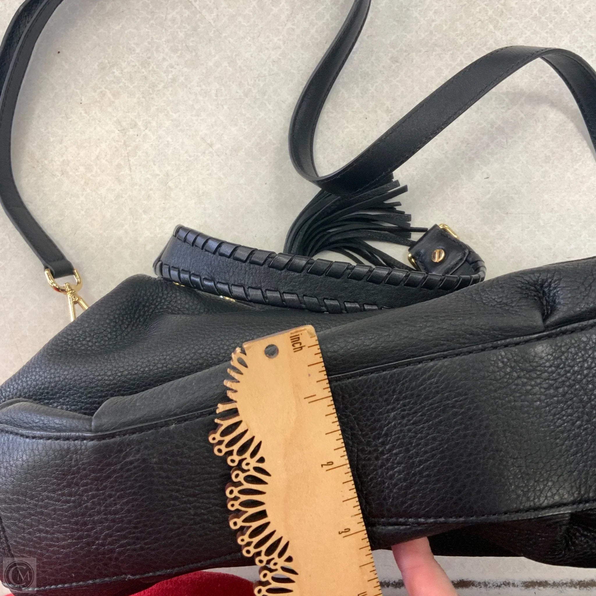 Handbag Leather By Michael By Michael Kors, Size: Large
