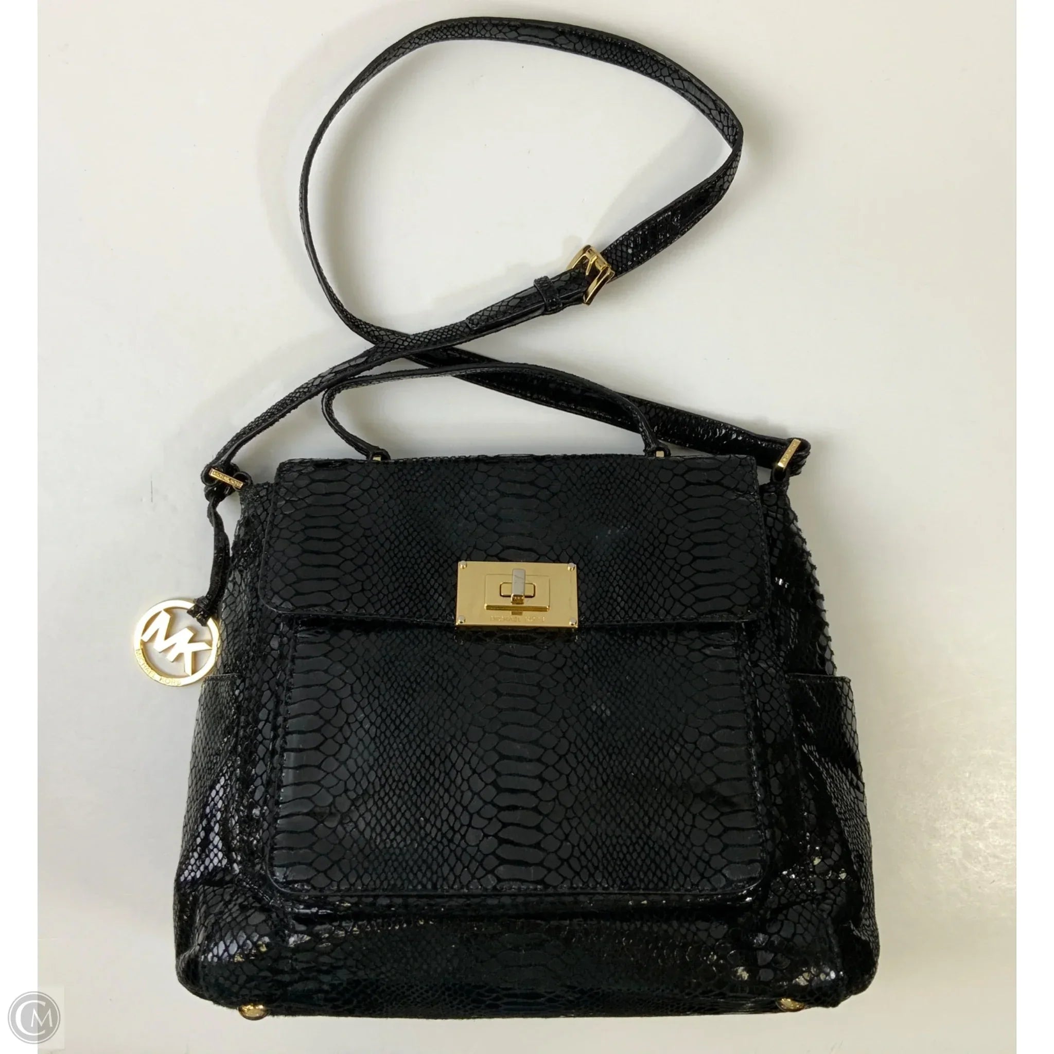 Handbag Leather By Michael By Michael Kors, Size: Large