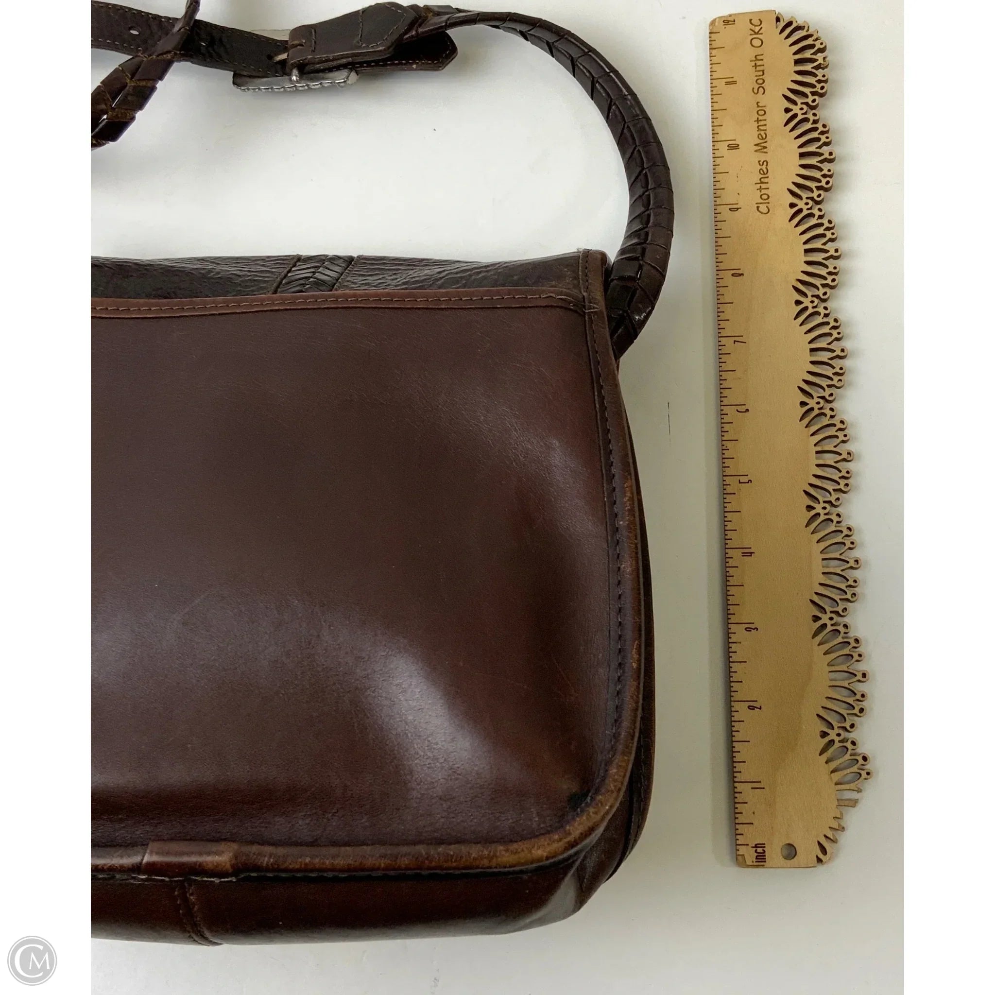 Crossbody Leather By Brighton, Size: Medium