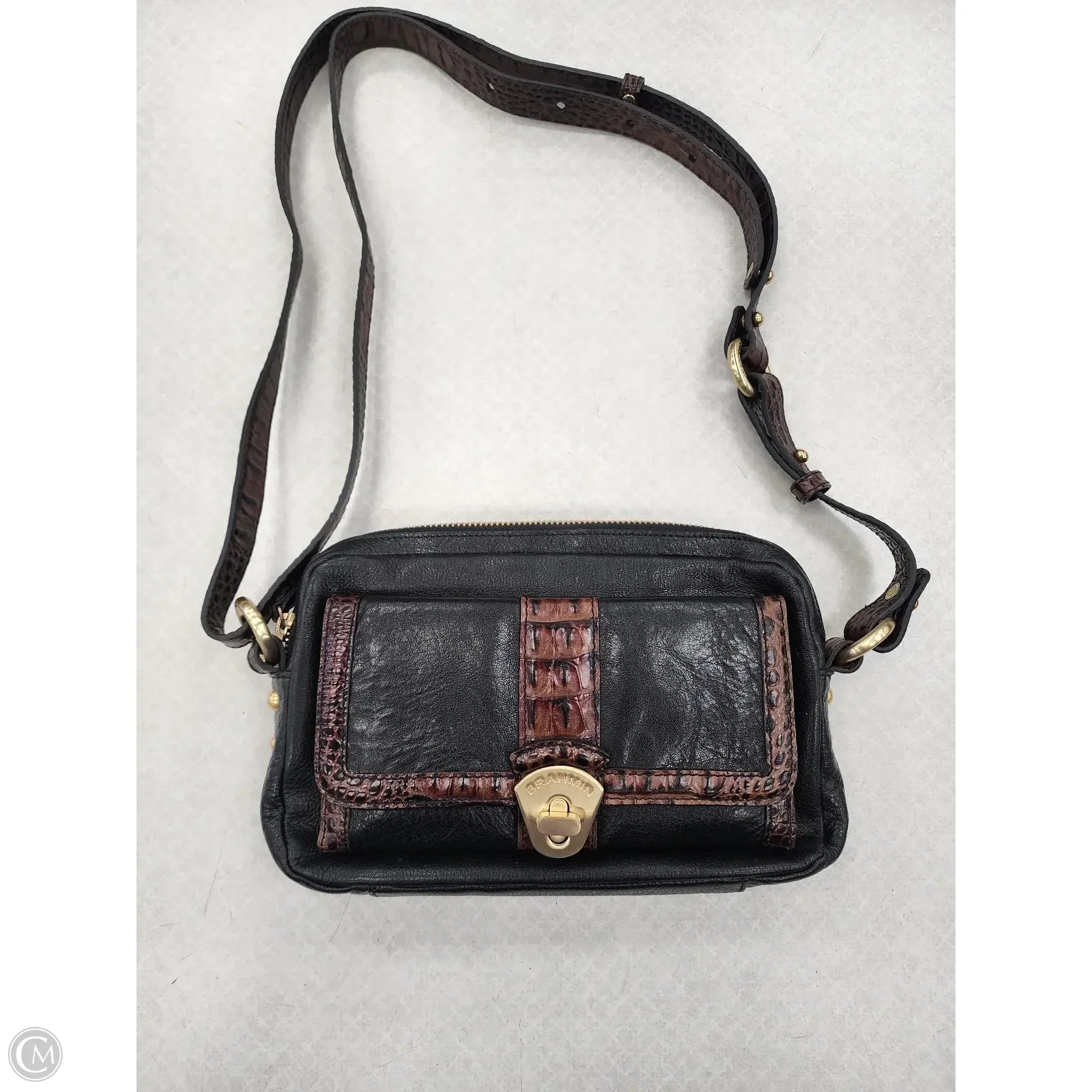 Handbag Designer By Brahmin, Size: Small
