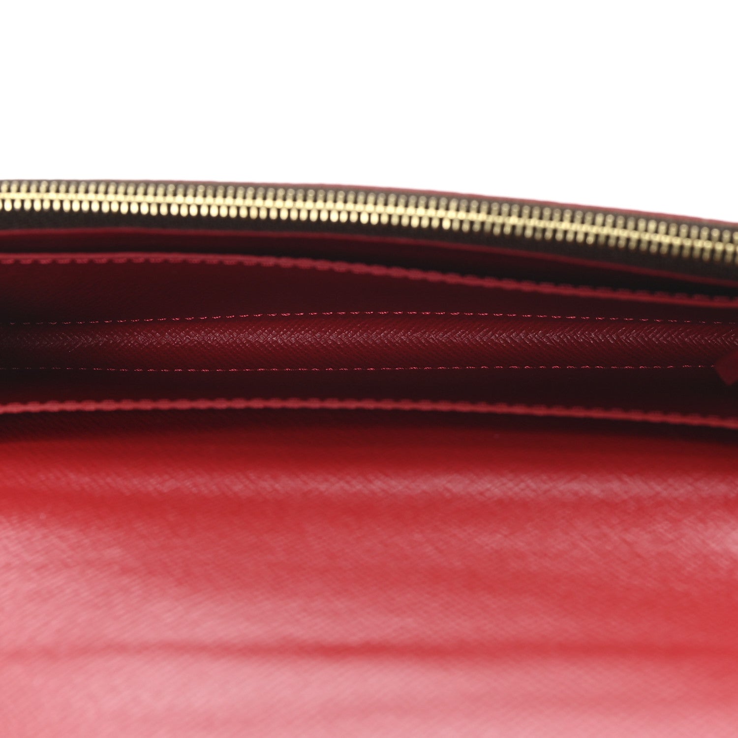 Damier Ebene Caissa Wallet Cherry
