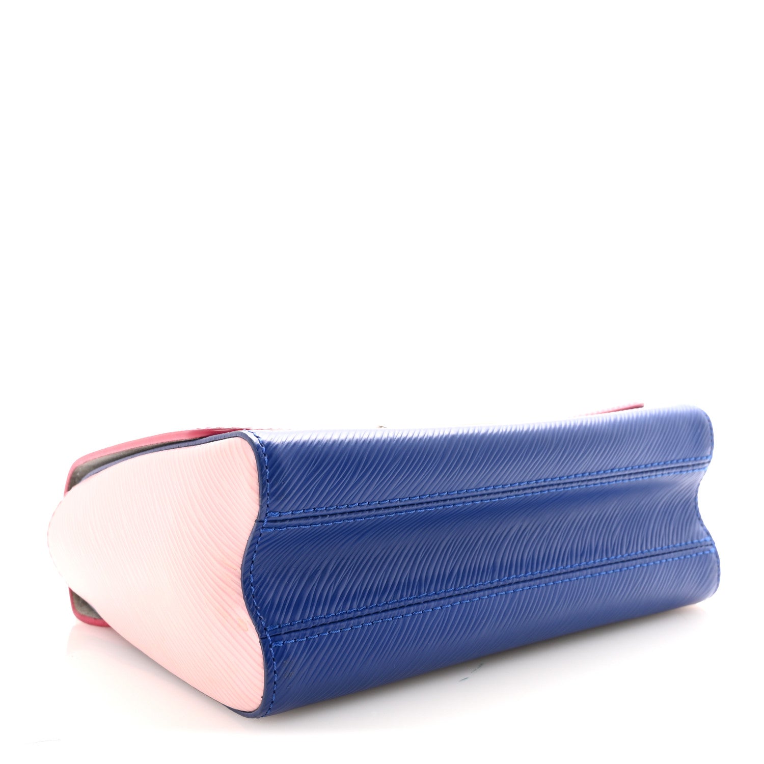 Epi Twist Shoulder Bag MM Pink Blue