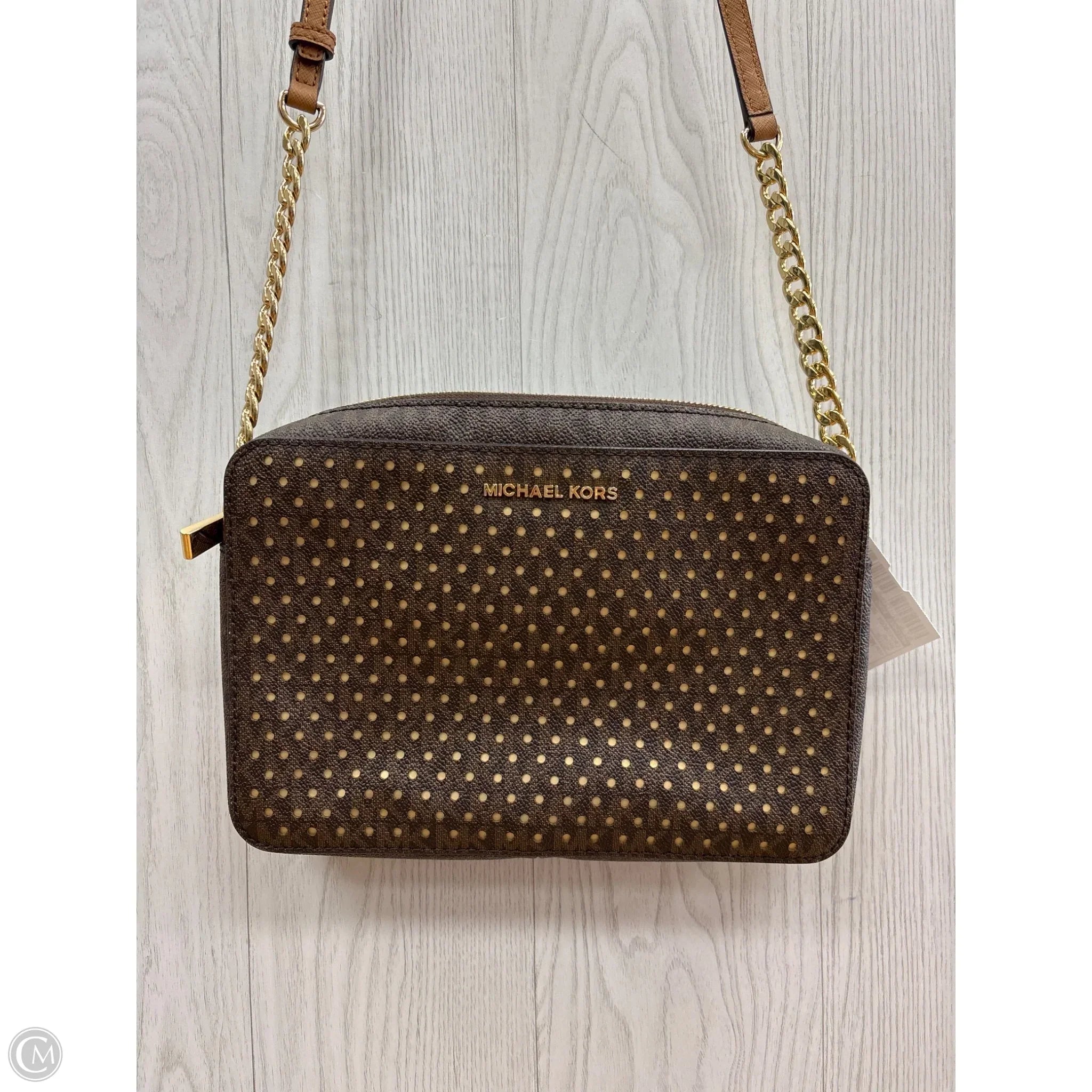 Crossbody Designer By Michael Kors, Size: Medium