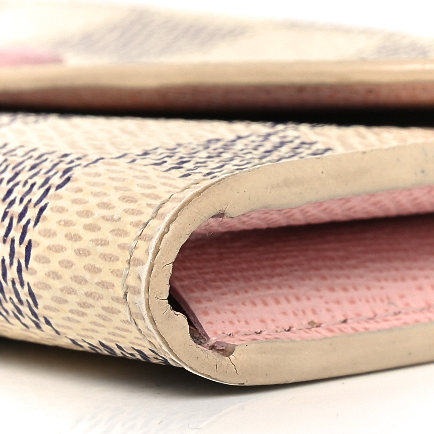 Damier Azur Rosalie Coin Purse Rose Ballerine