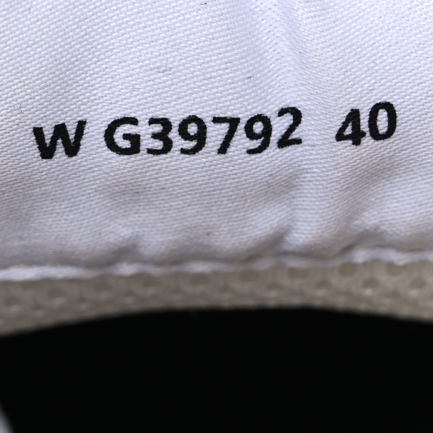 Fabric Laminated Calfskin Stretch CC Womens Sneakers 40 White Silver