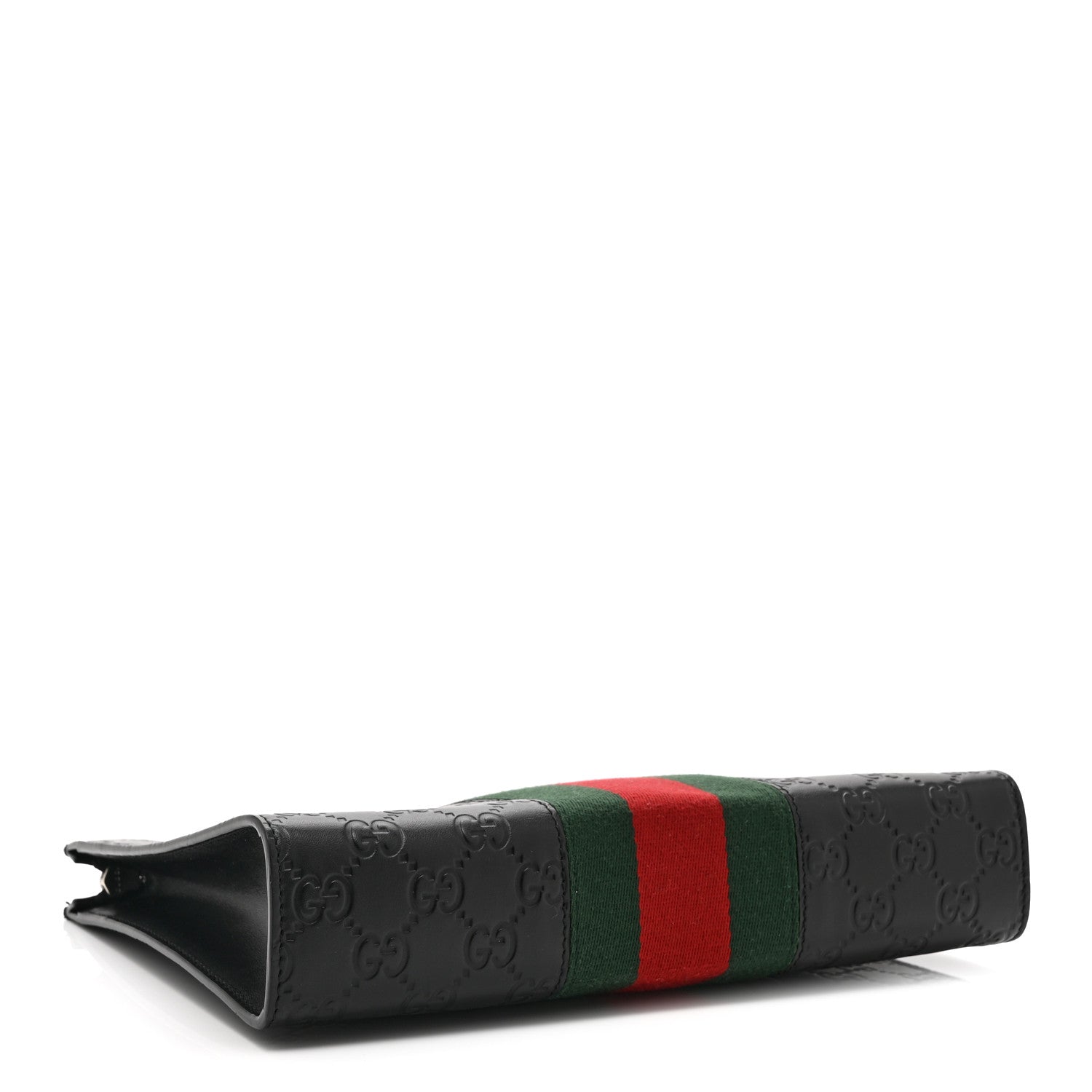Guccissima Signature Web New Web Cosmetic Case Black