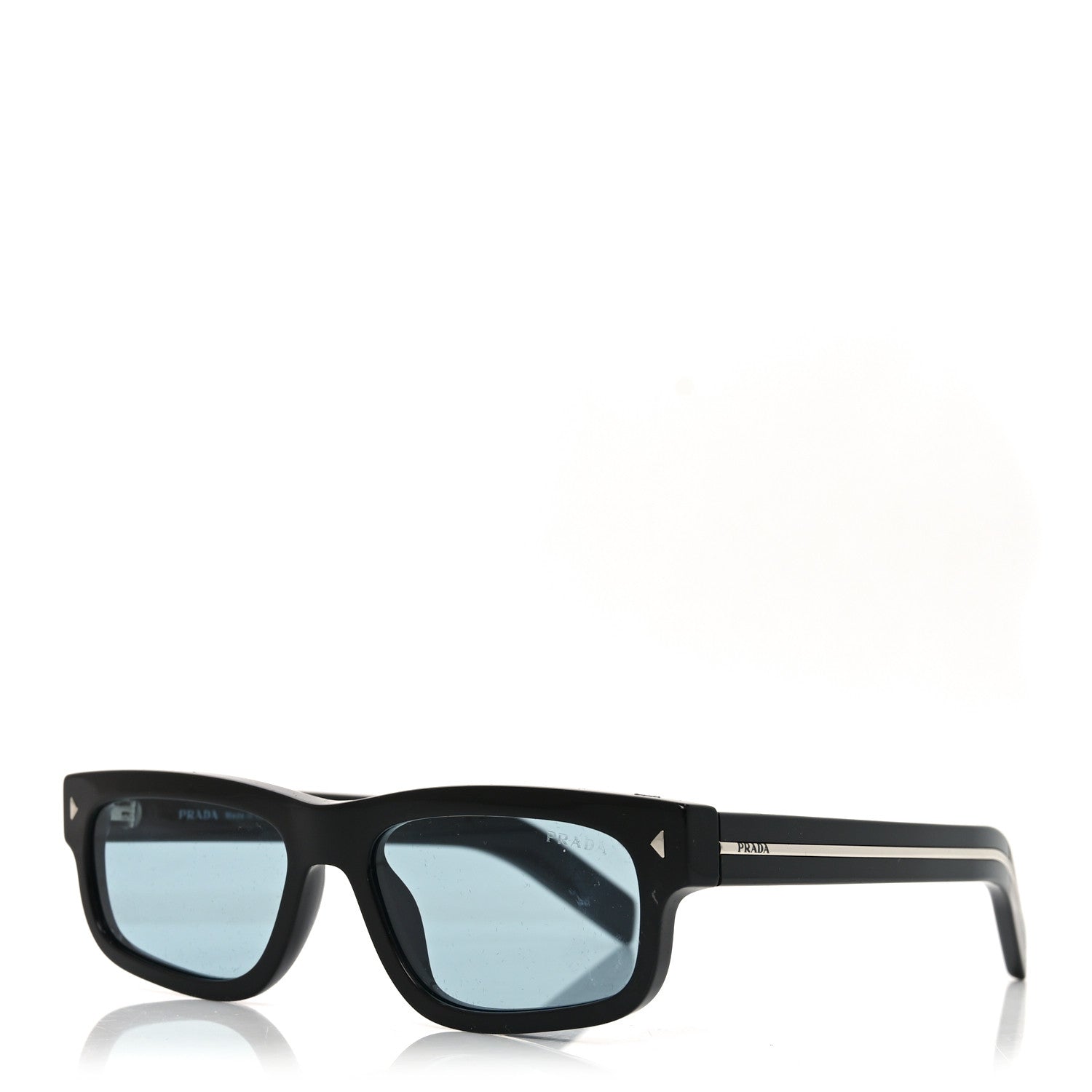 Acetate Rectangular Sunglasses SPR B11 Black