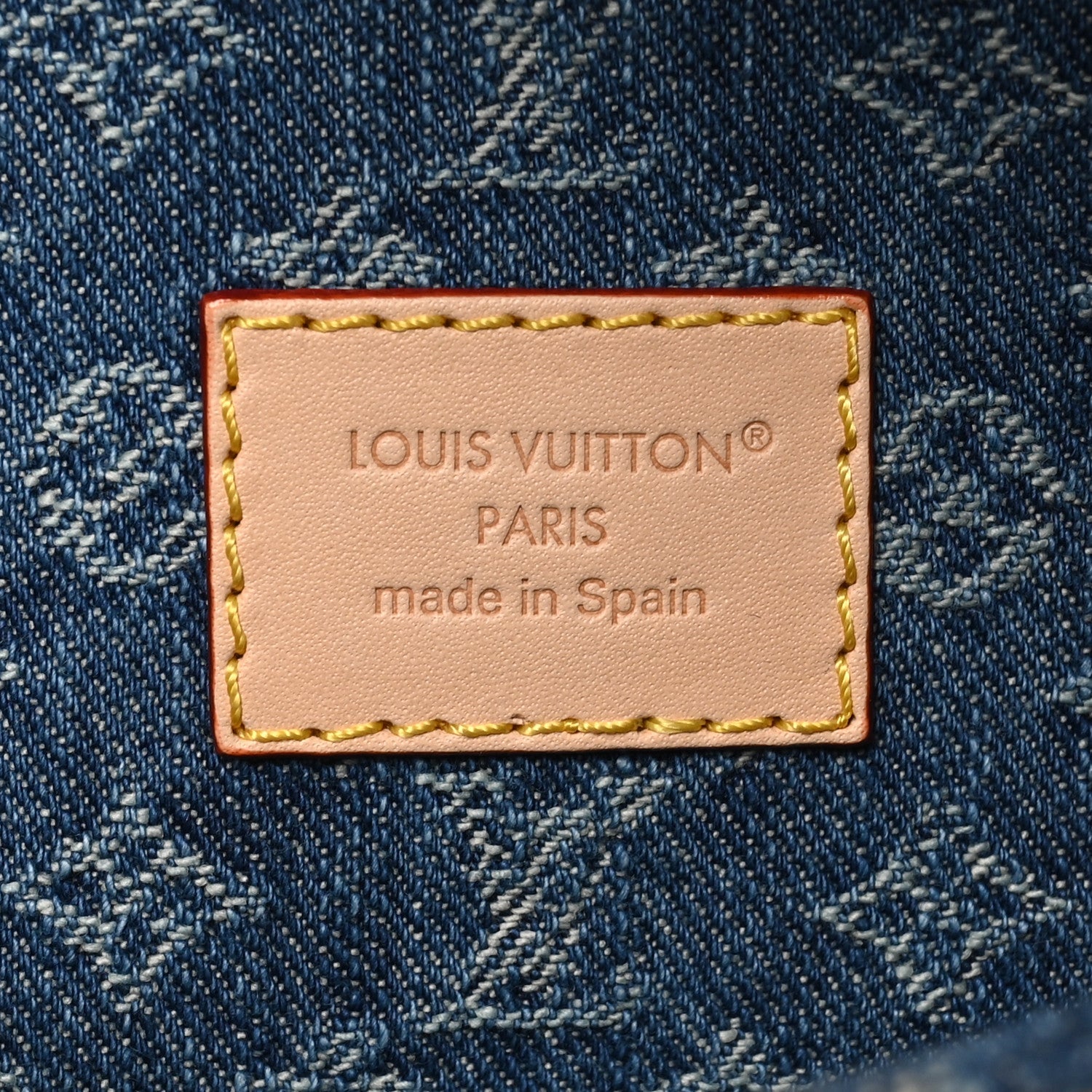 Monogram Denim Nano Diane Blue