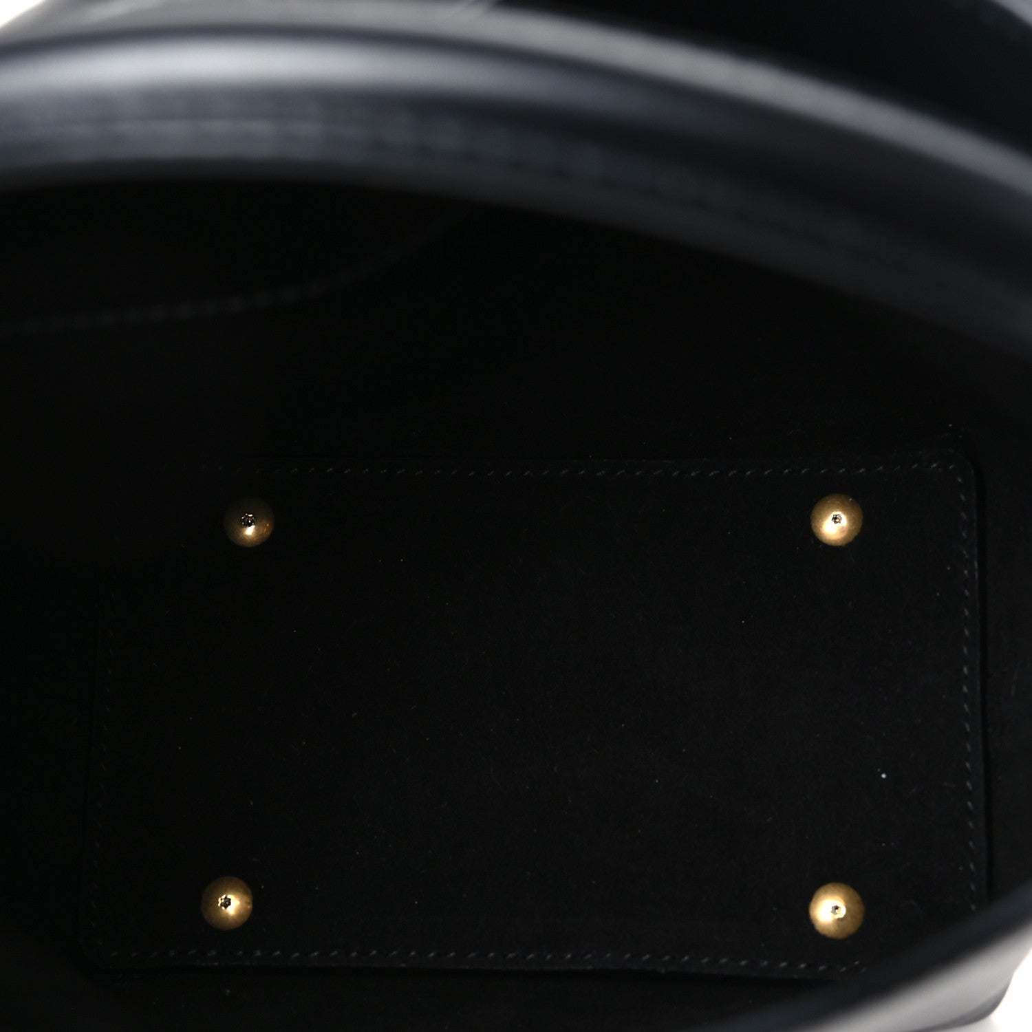 Shiny Calfskin Le 37 Mini Bucket Bag Black