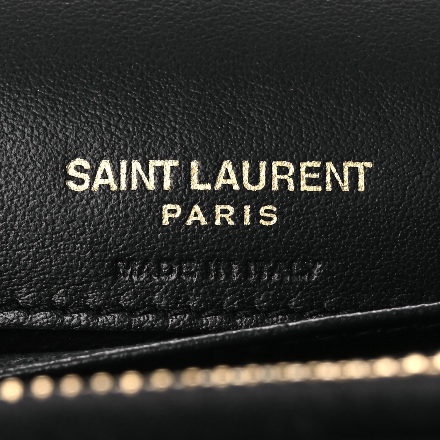 Smooth Calfskin Monogram Kate Belt Bag Black