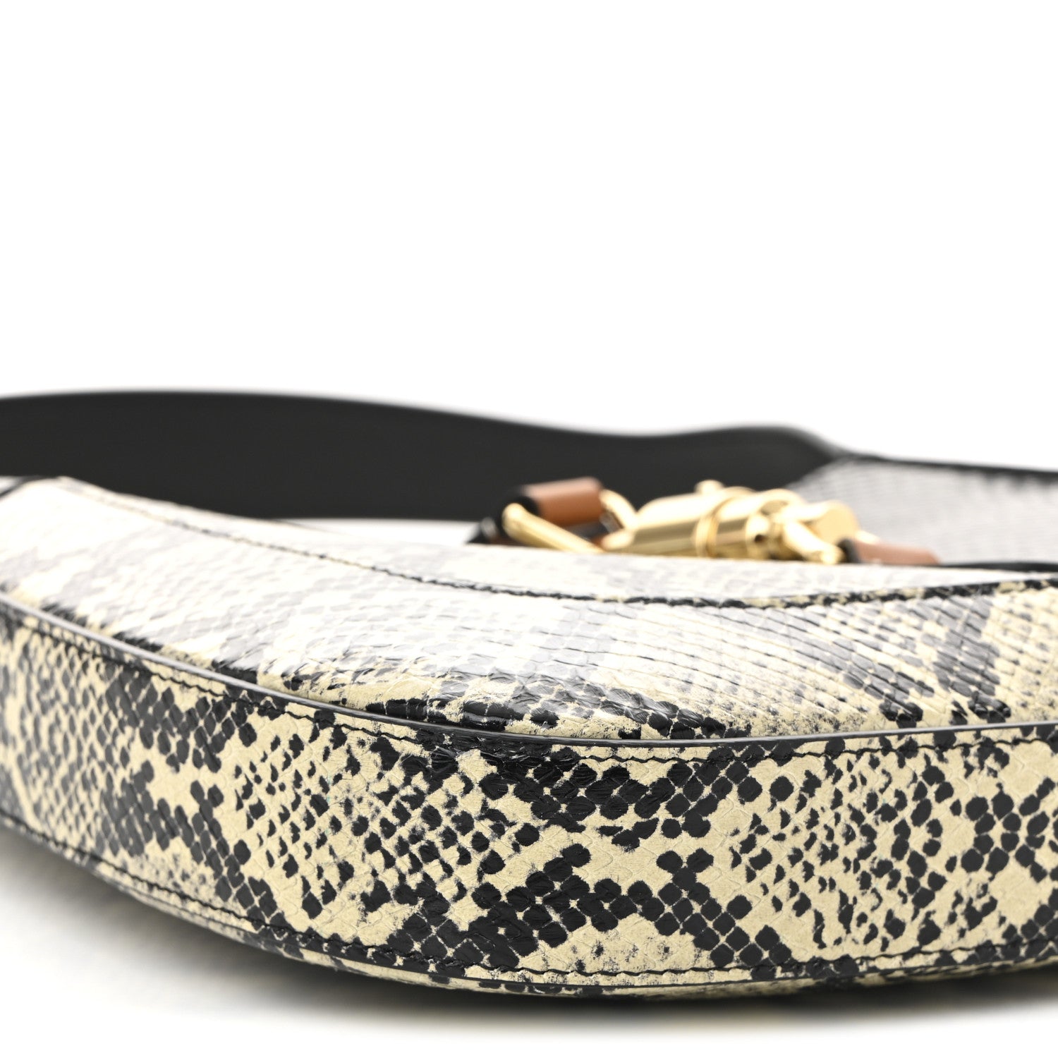 Snakeskin Small Jackie 1961 Hobo Black Beige