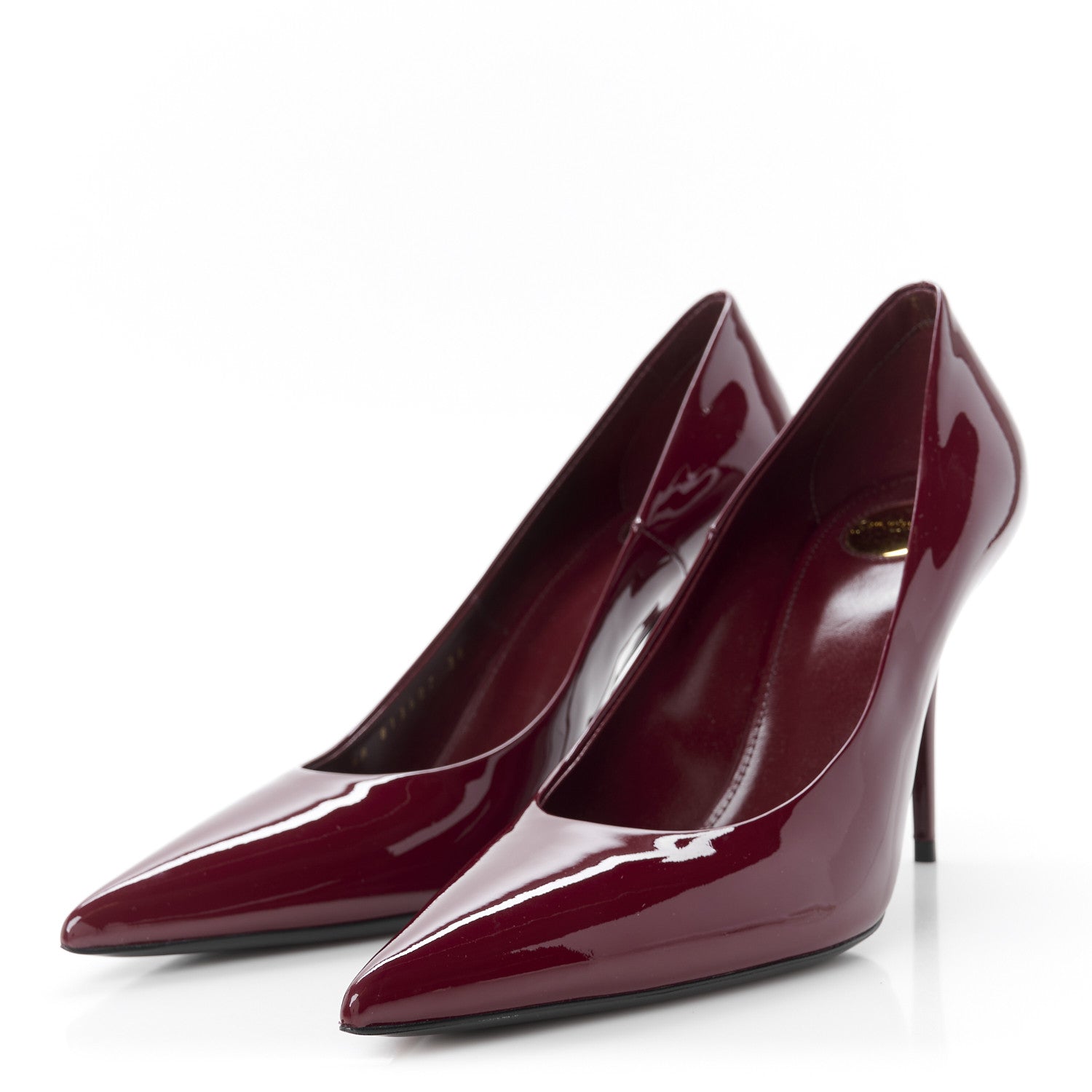 Vernice Seta Soft Norma 90 Pumps 38 Grenat