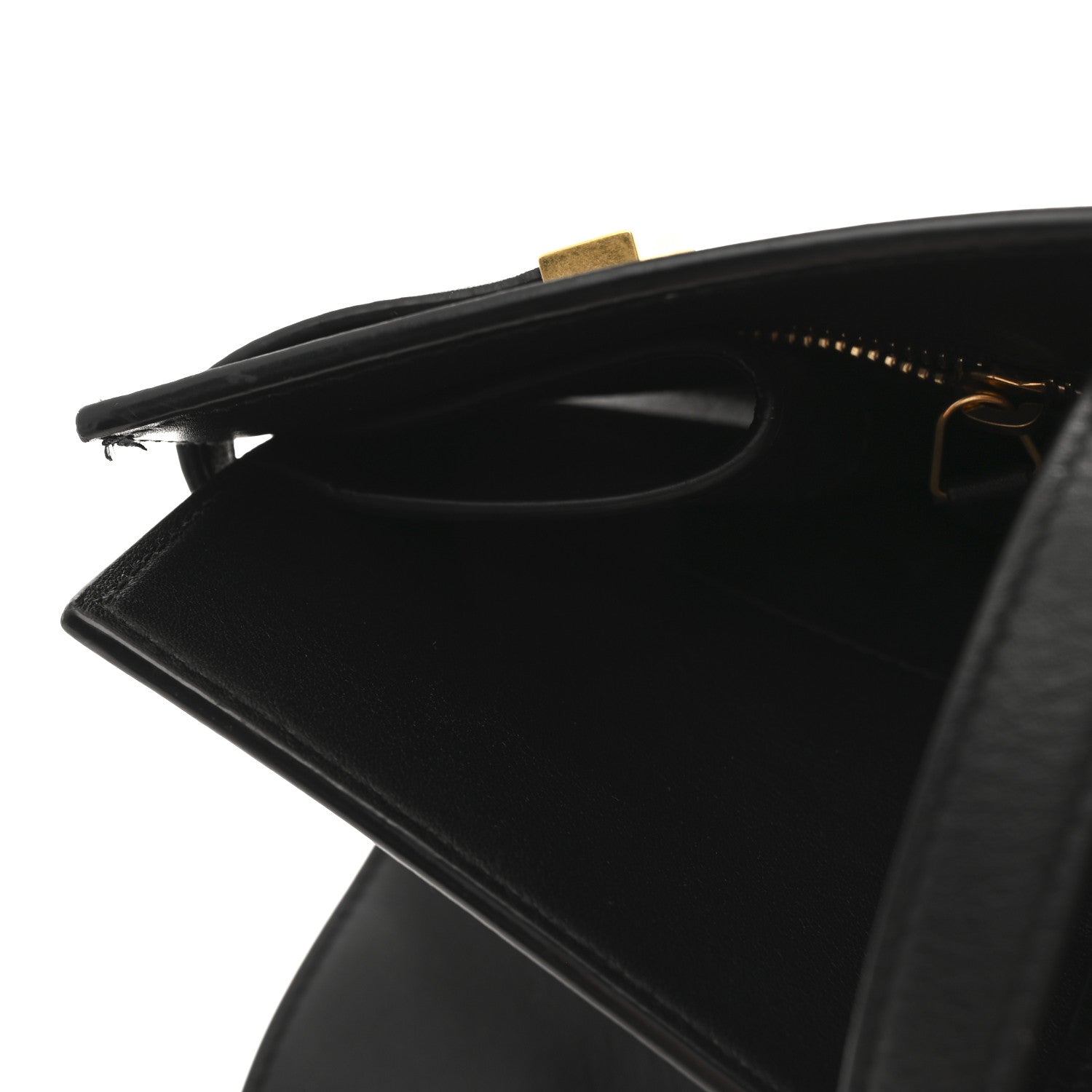 Calfskin Medium Manhattan Shopper Tote Black