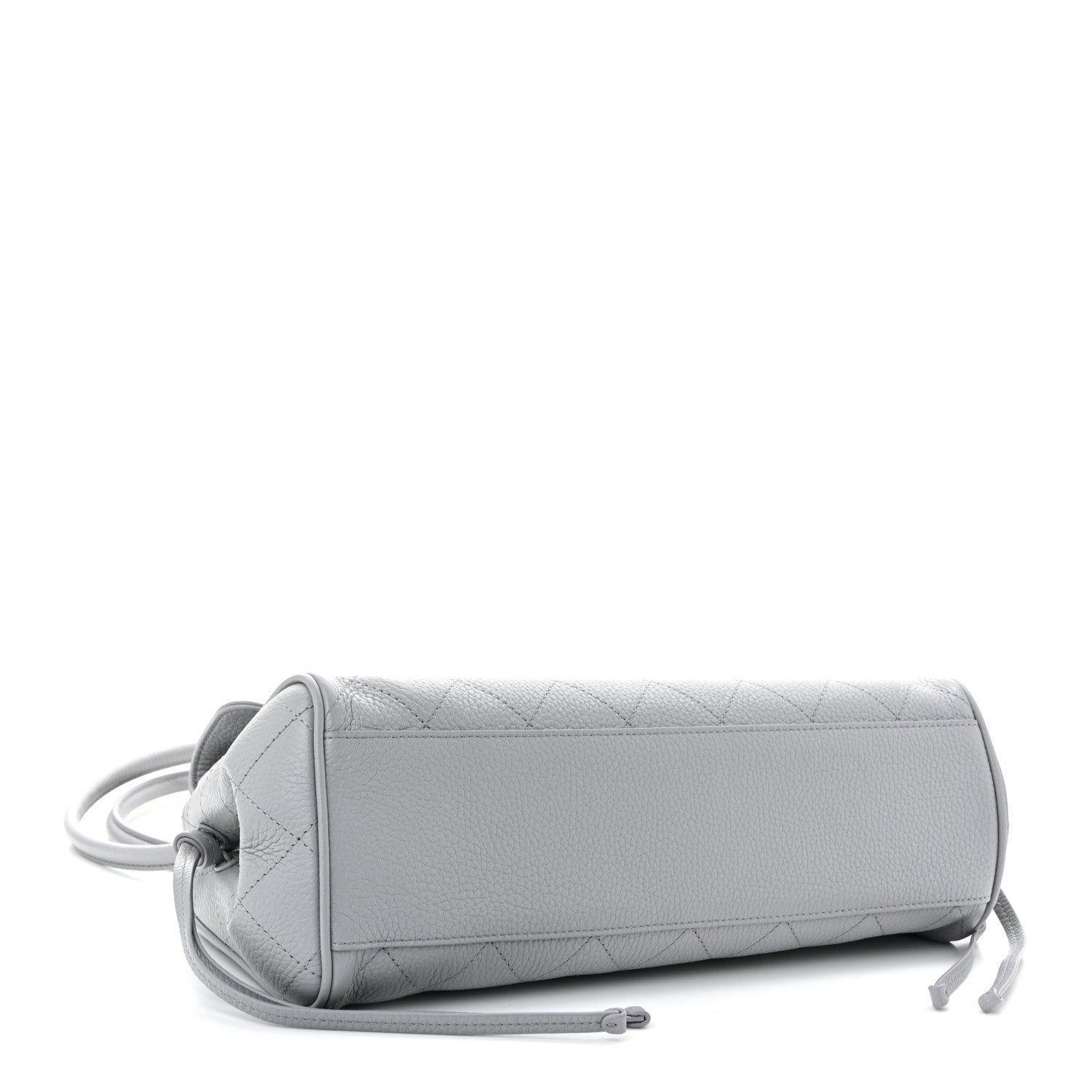 Grained Calfskin Urban Essentials Small Shopping Bag Grey