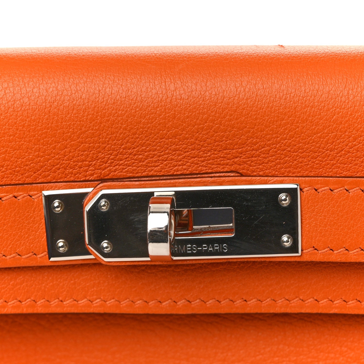 Evergrain Kelly Longue Clutch Pochette Orange