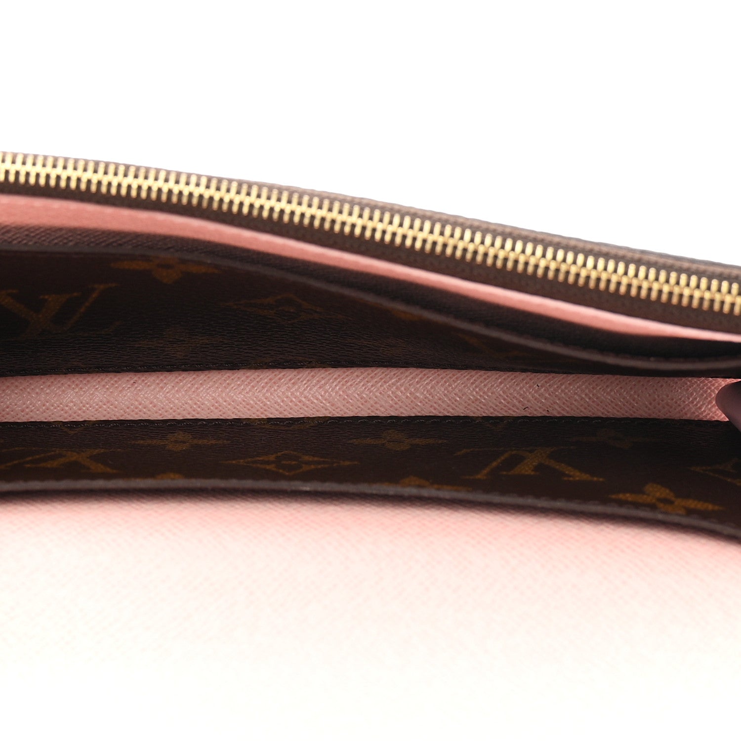 Monogram Emilie Wallet Rose Ballerine