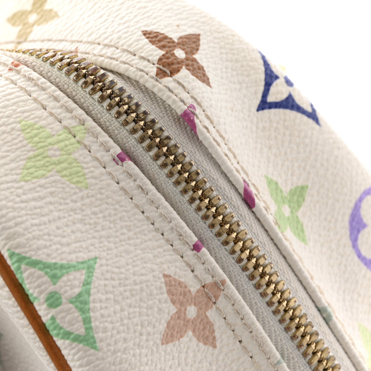 Monogram Multicolor Trouville White