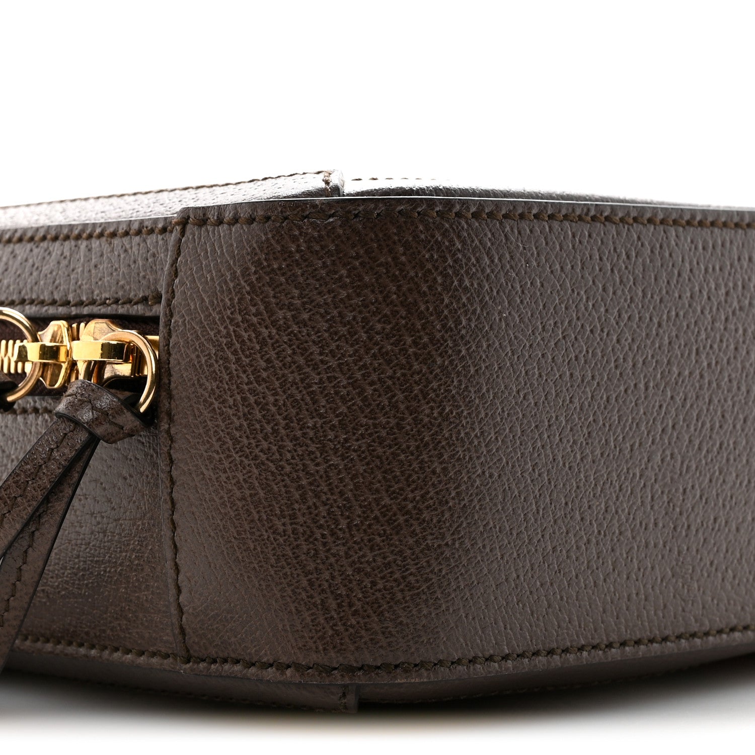 GG Supreme Monogram Web Small Ophidia Top Handle Shoulder Bag Brown