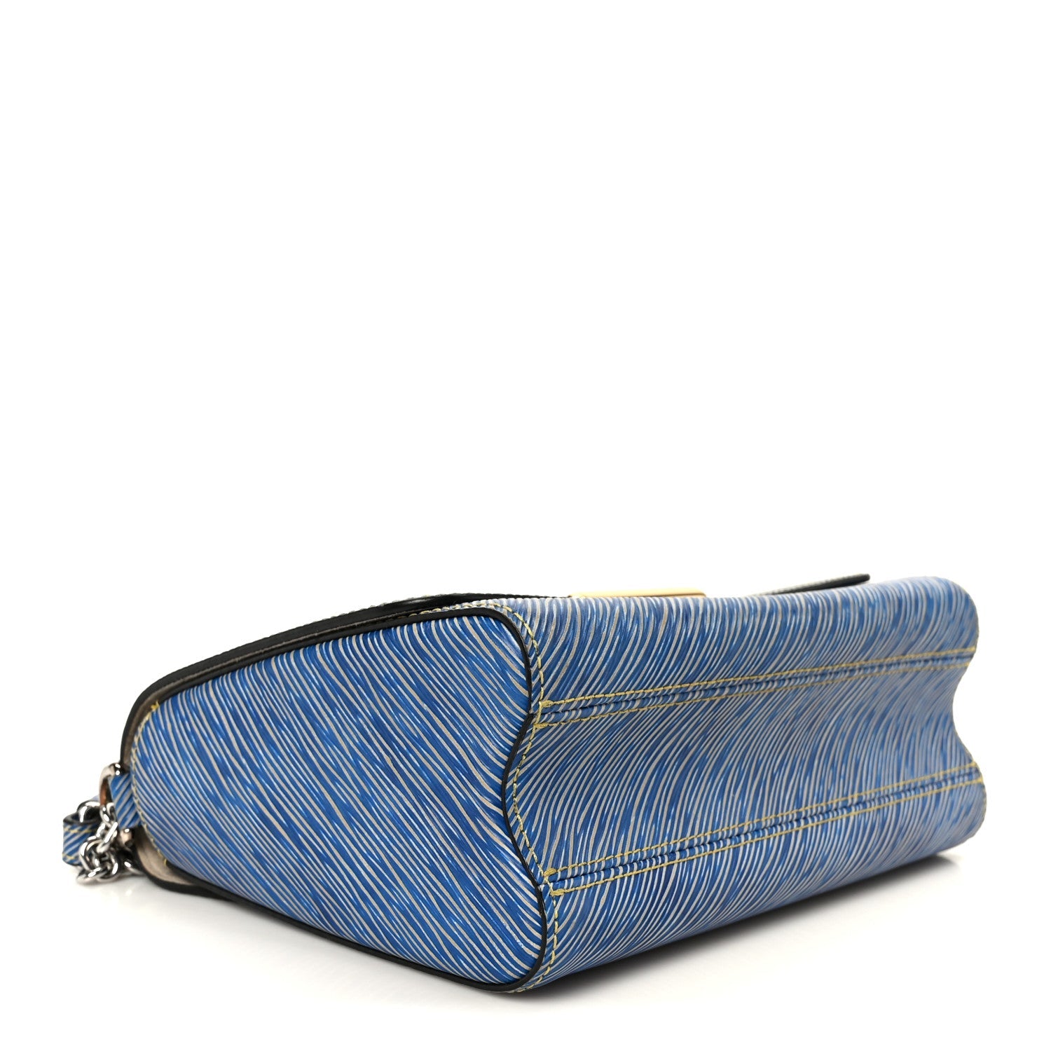 Epi Twist Shoulder Bag MM Denim Light