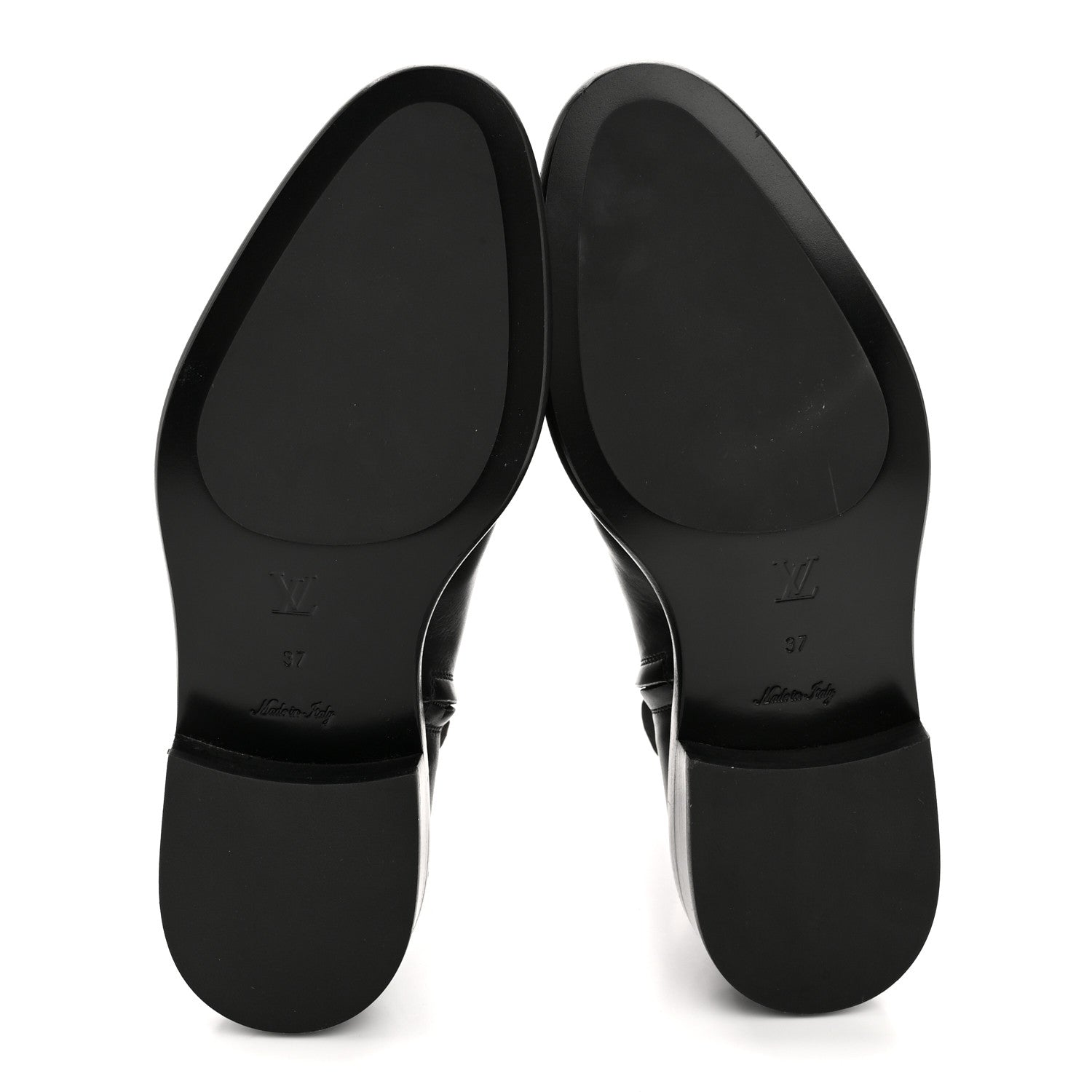 Calfskin Westside Flat Ankle Boots 37 Black
