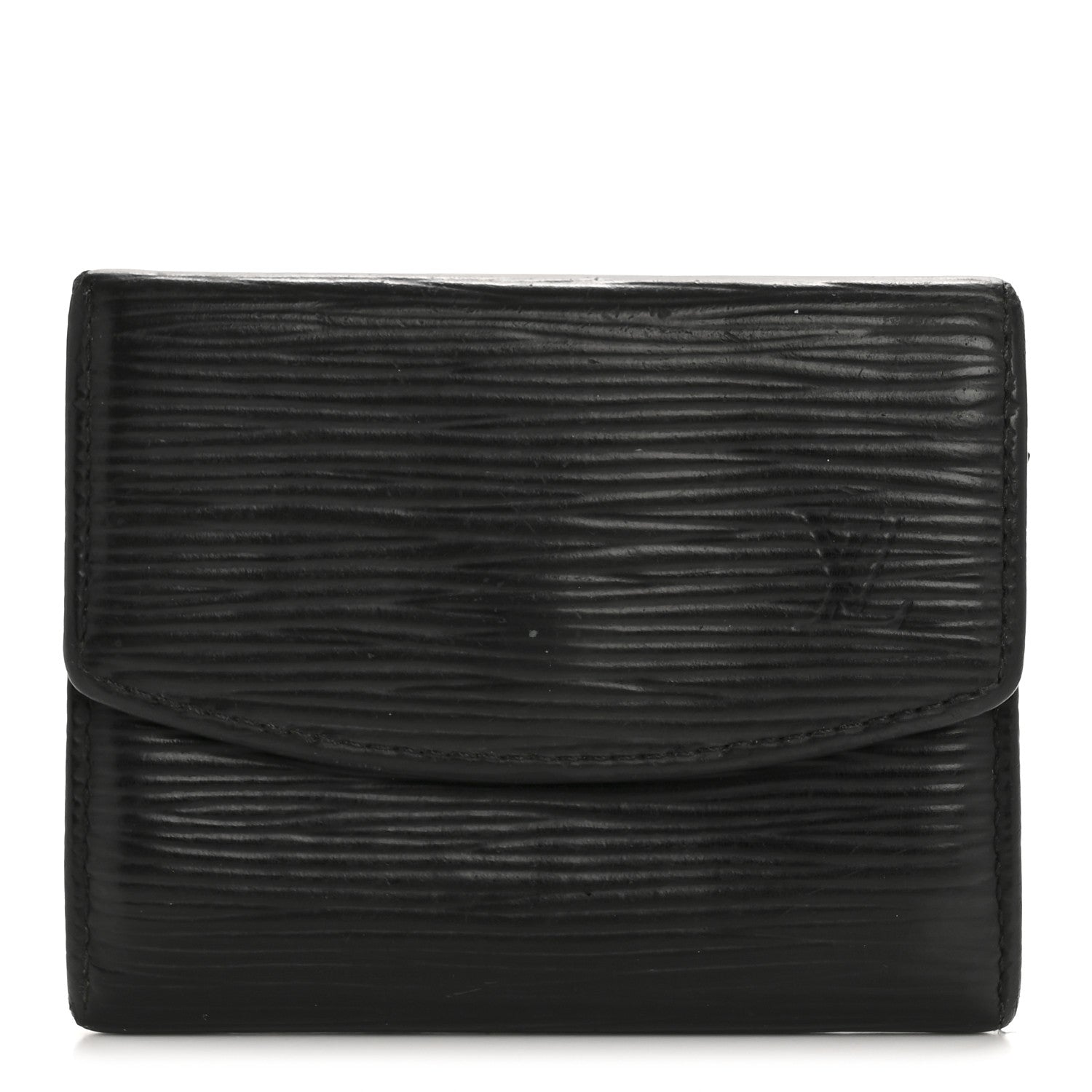 Epi Porte-Monnaie Simple Coin Purse Black