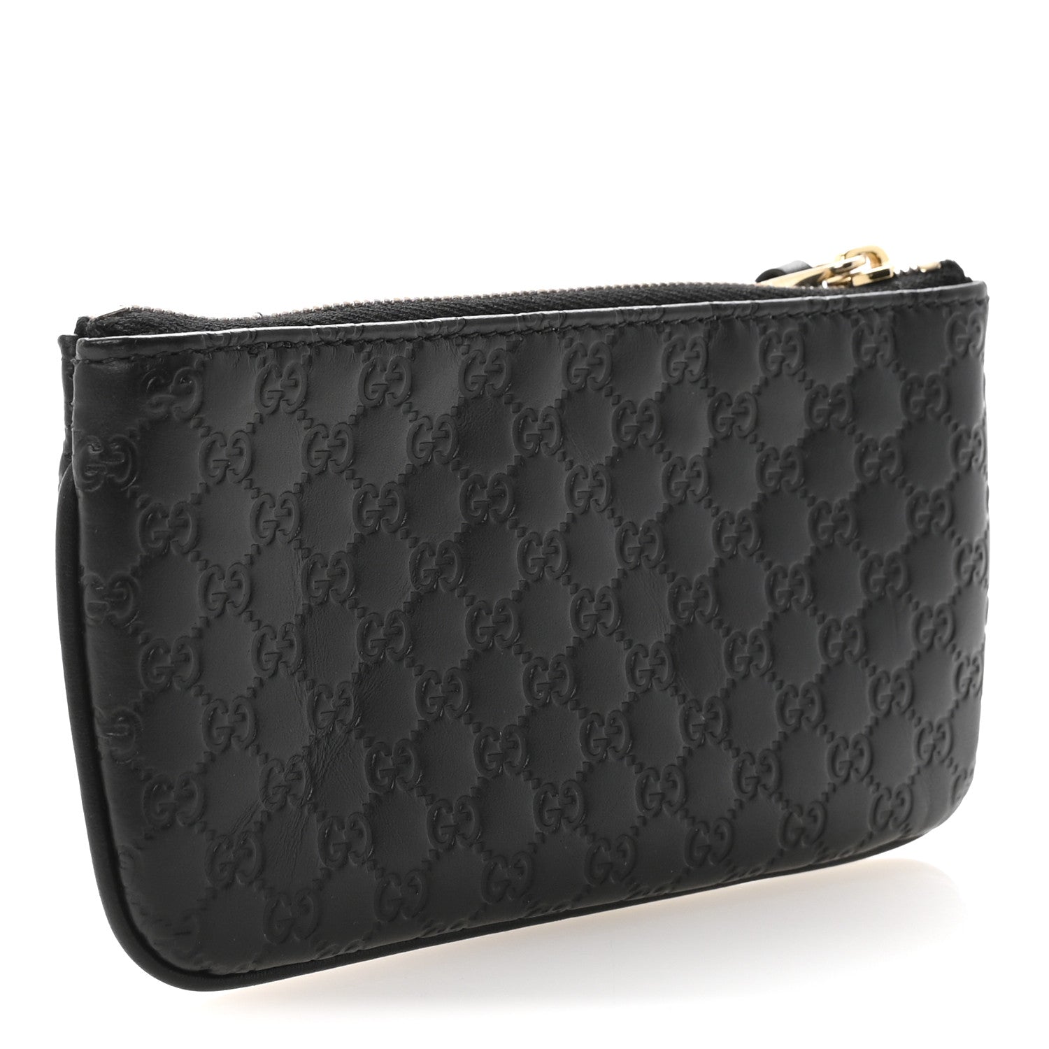 Microguccissima Key Ring Coin Case Black