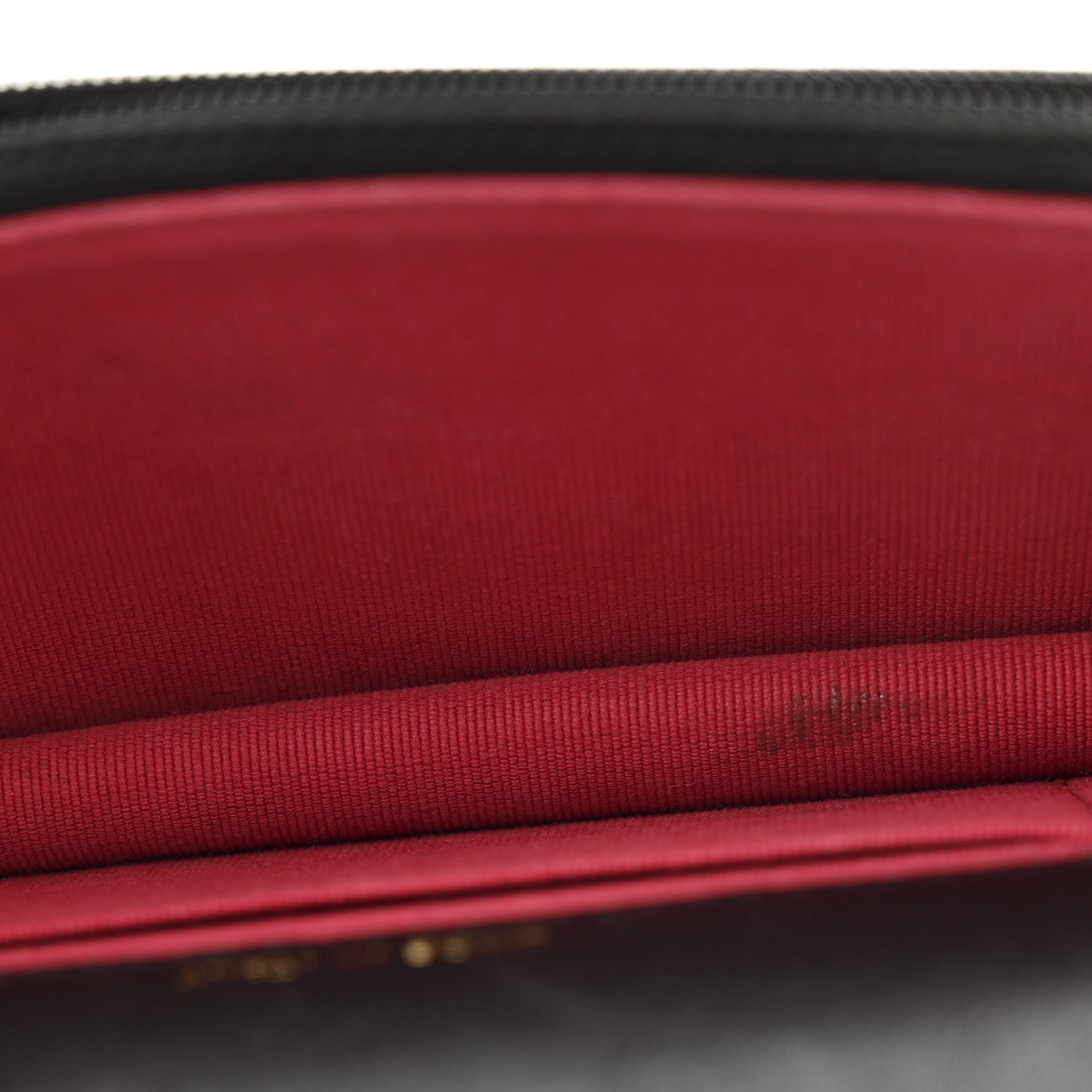 Lambskin Quilted Chanel 19 Flap Phone Holder With Chain Black