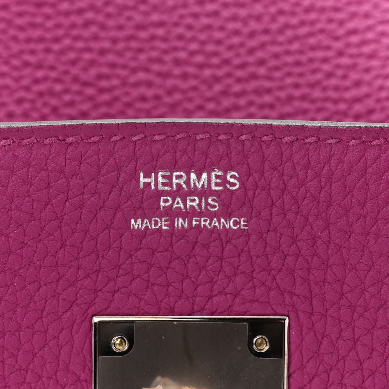 Togo Birkin 30 Rose Pourpre