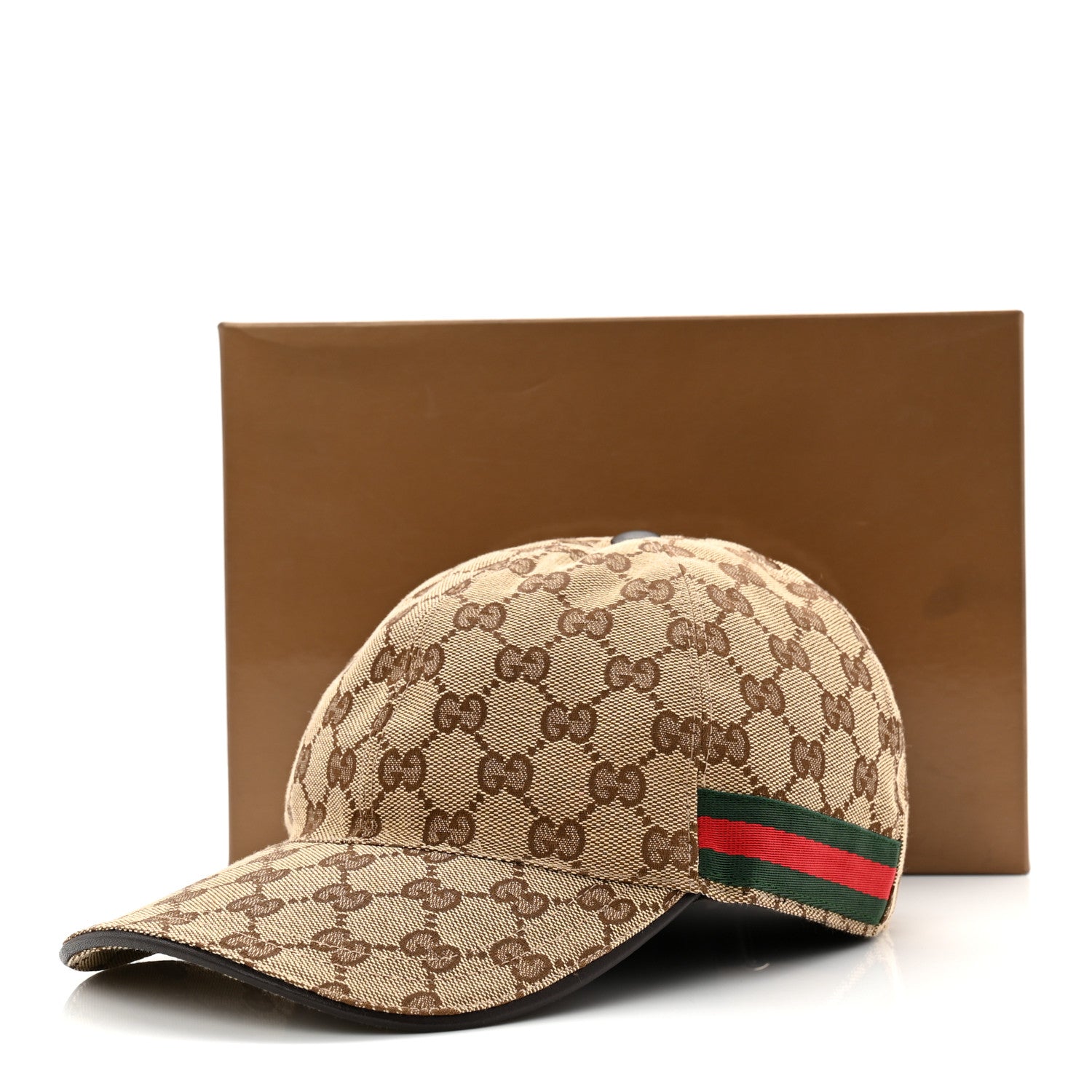 Monogram Web Baseball Hat M Beige Cocoa