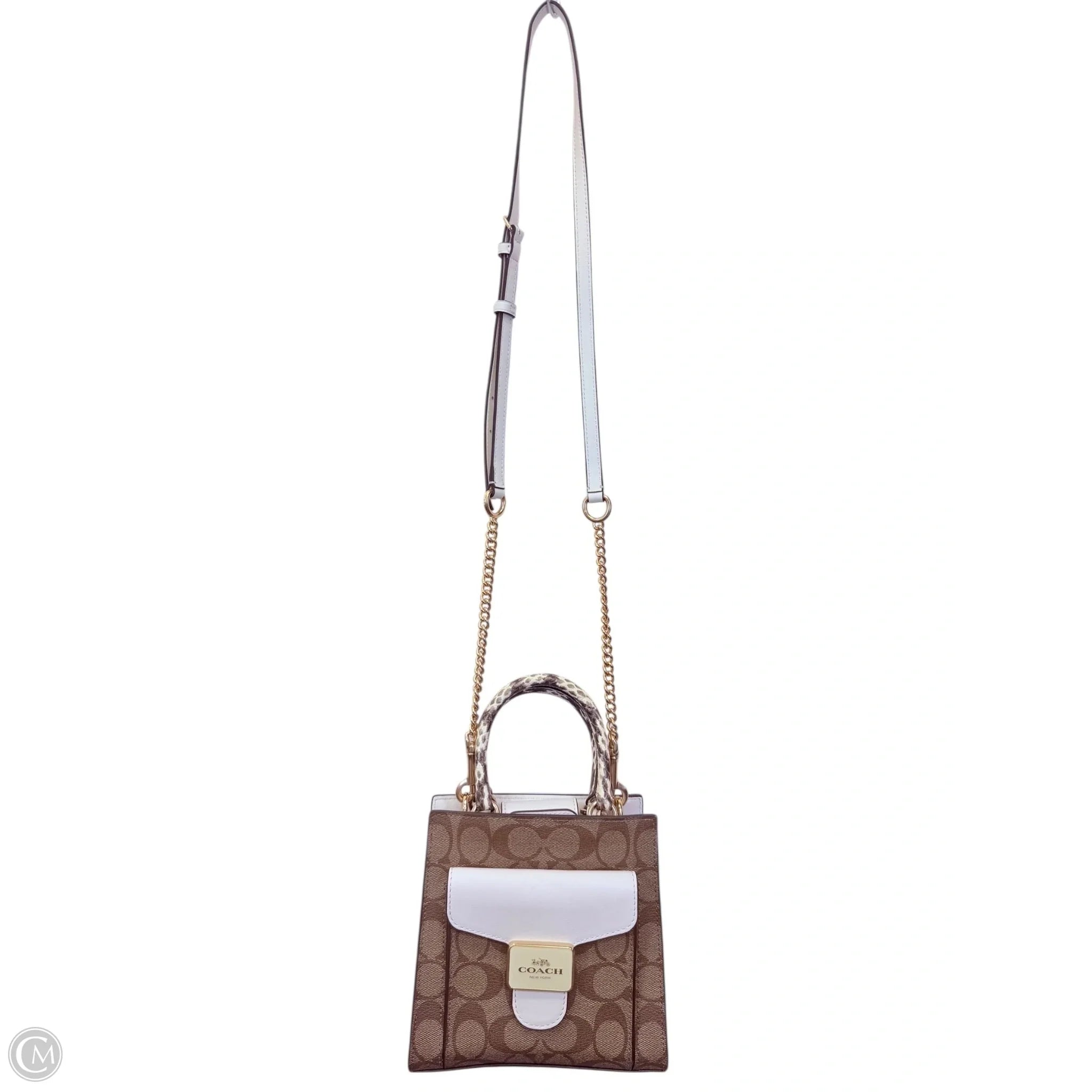 Crossbody Designer By Coach, Size: Medium