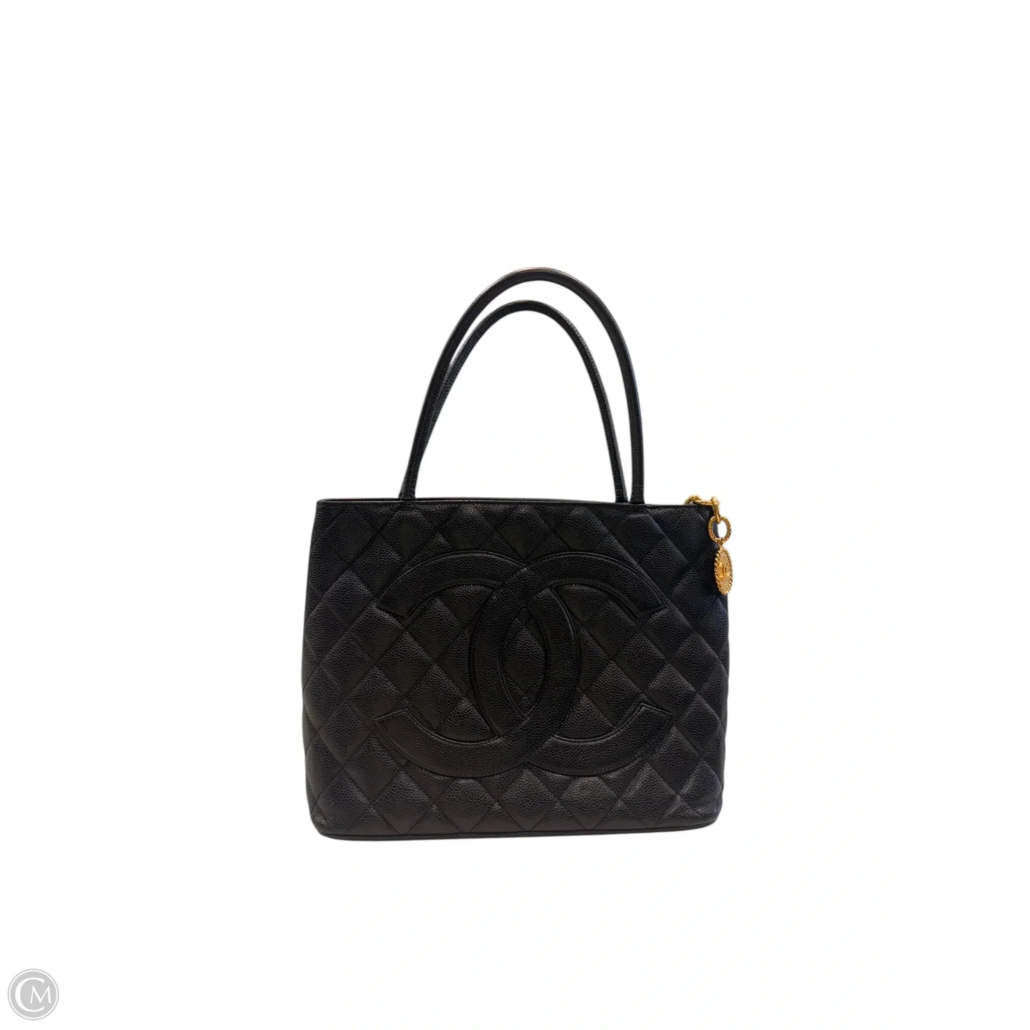 Medallion Tote Luxury Designer By Chanel, Size: Medium