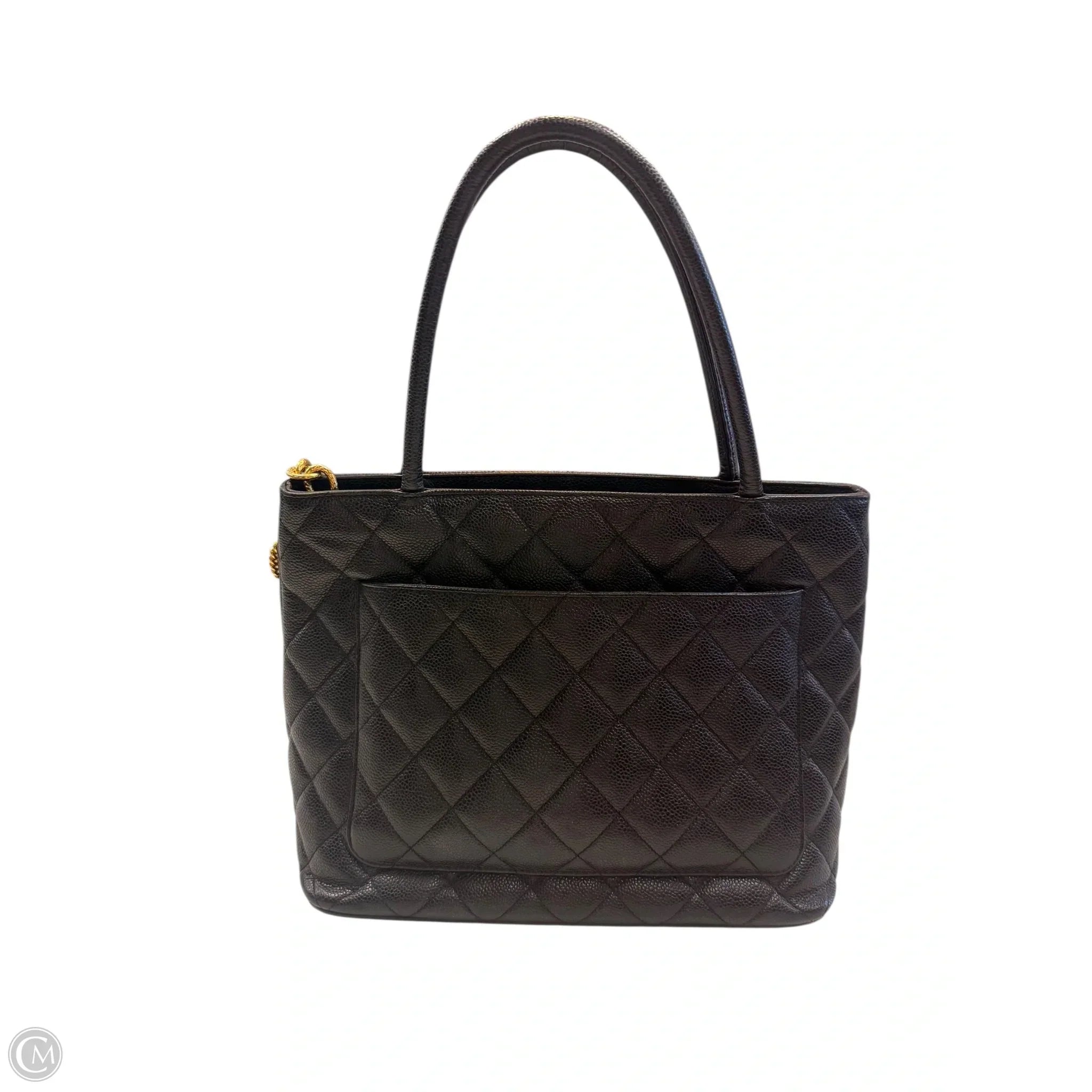 Medallion Tote Luxury Designer By Chanel, Size: Medium