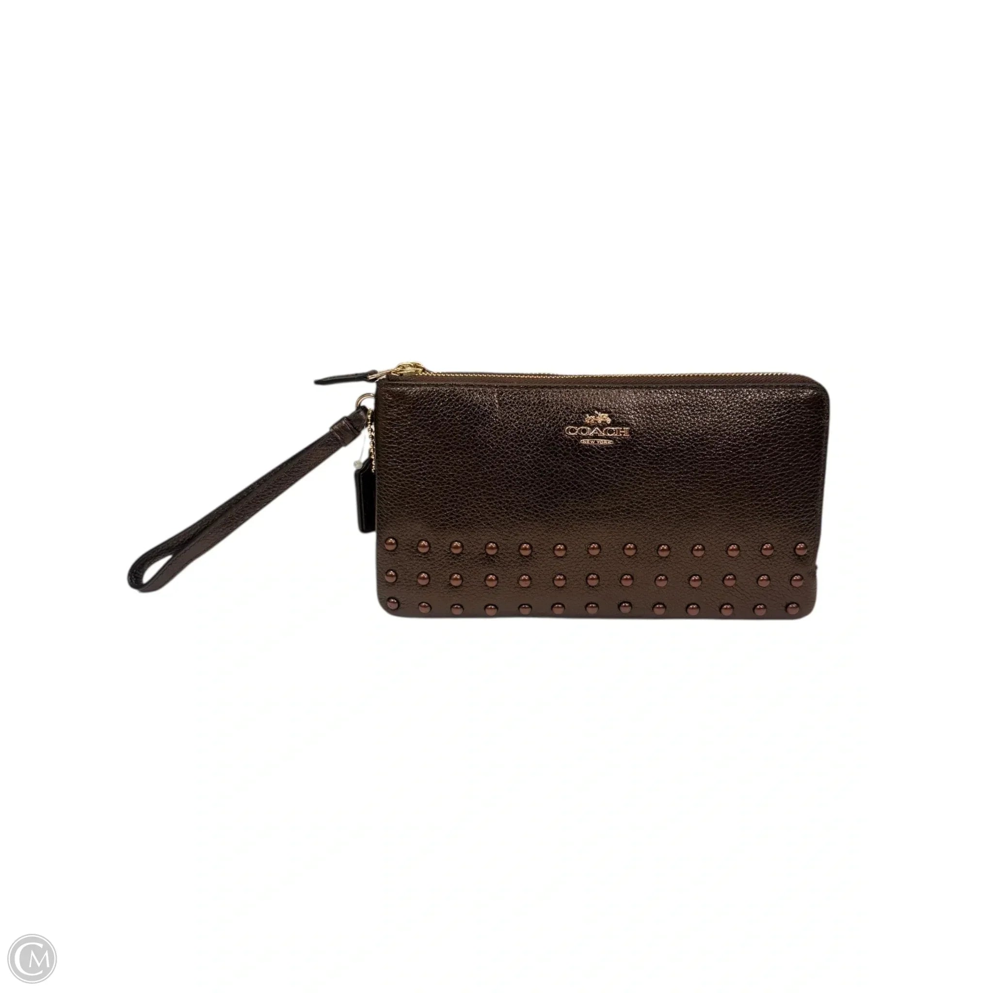 Wristlet Designer By Coach, Size: Large