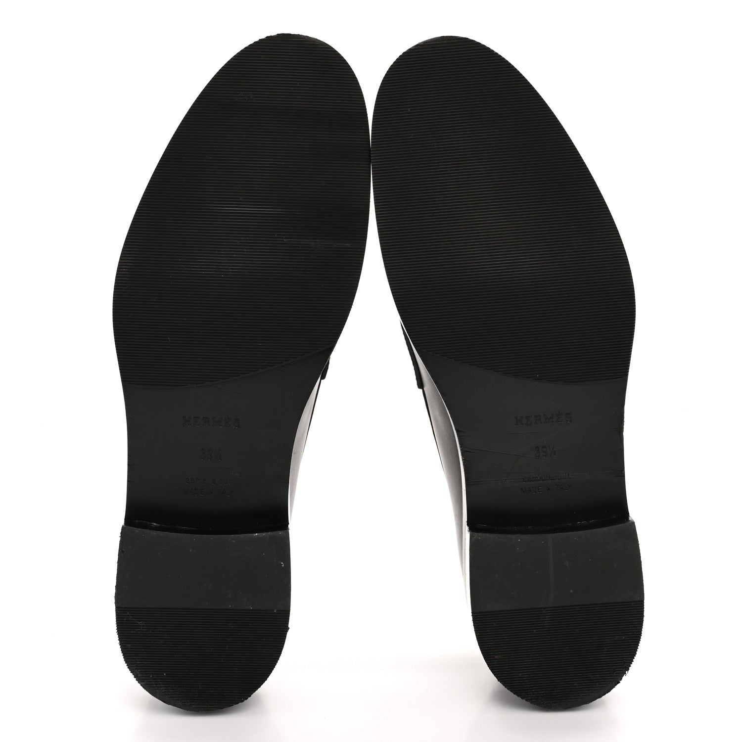 Calfskin Womens Hot Loafer 39.5 Black
