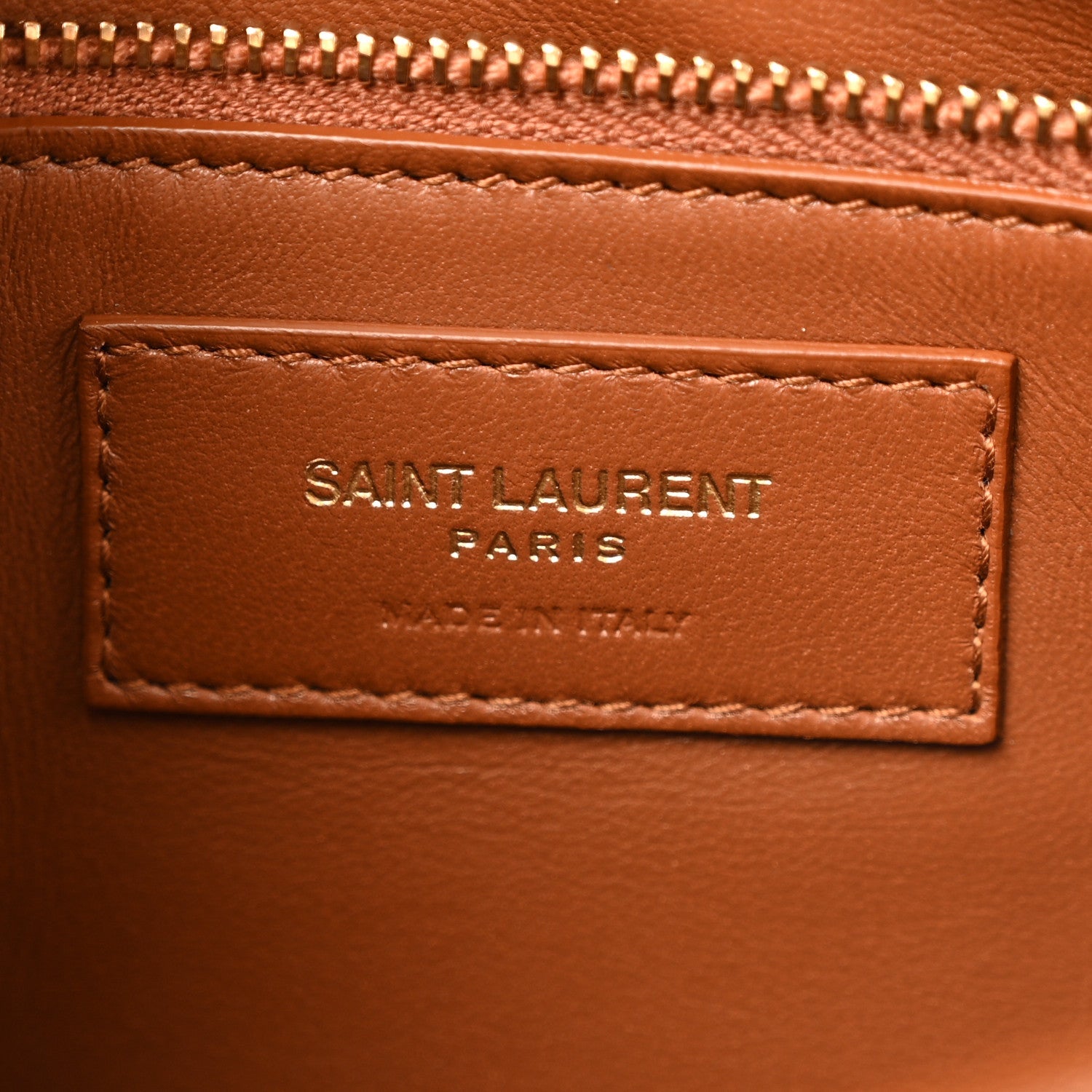 Smooth Calfskin Carre Satchel Brick