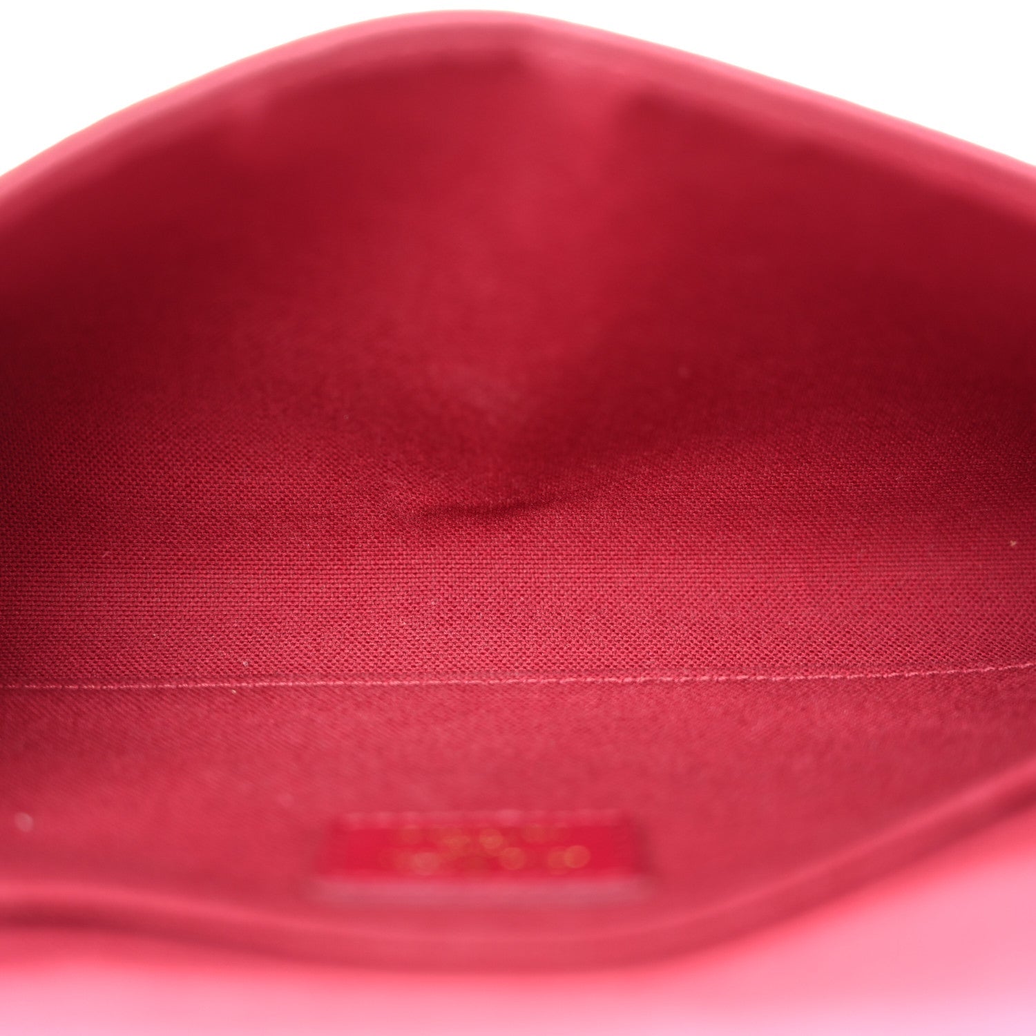 Monogram Pochette Felicie Chain Wallet Fuchsia
