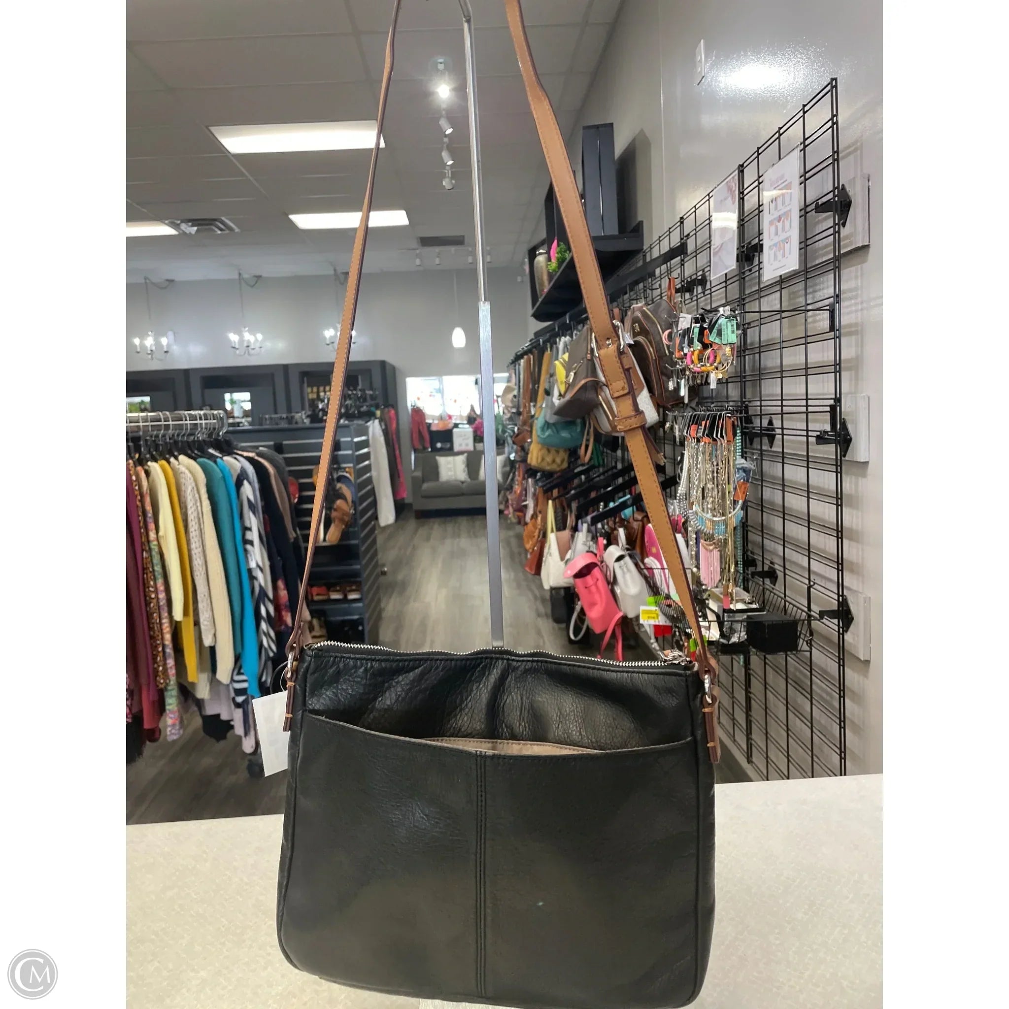 Crossbody Leather By Margot, Size: Medium