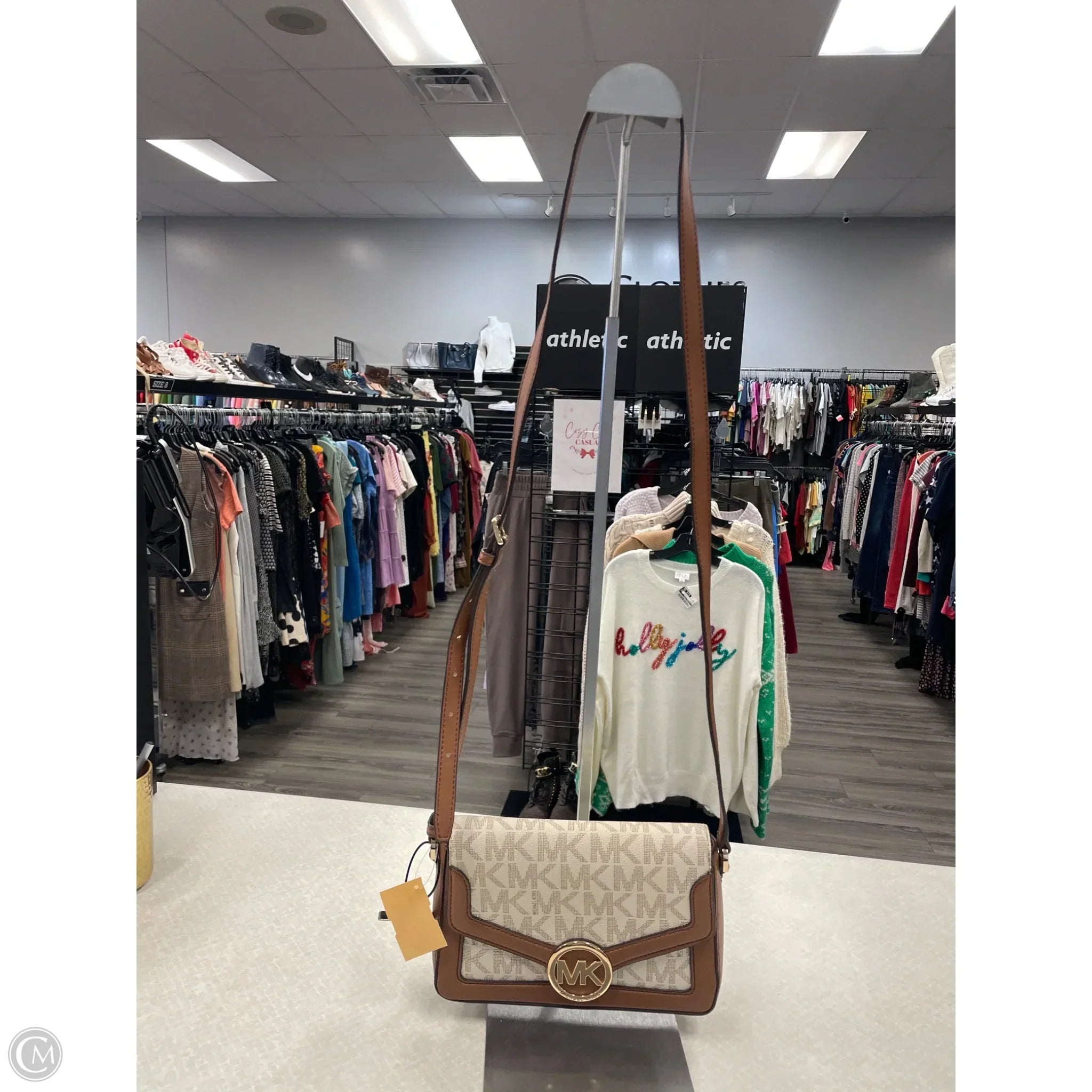 Crossbody Designer By Michael Kors, Size: Medium