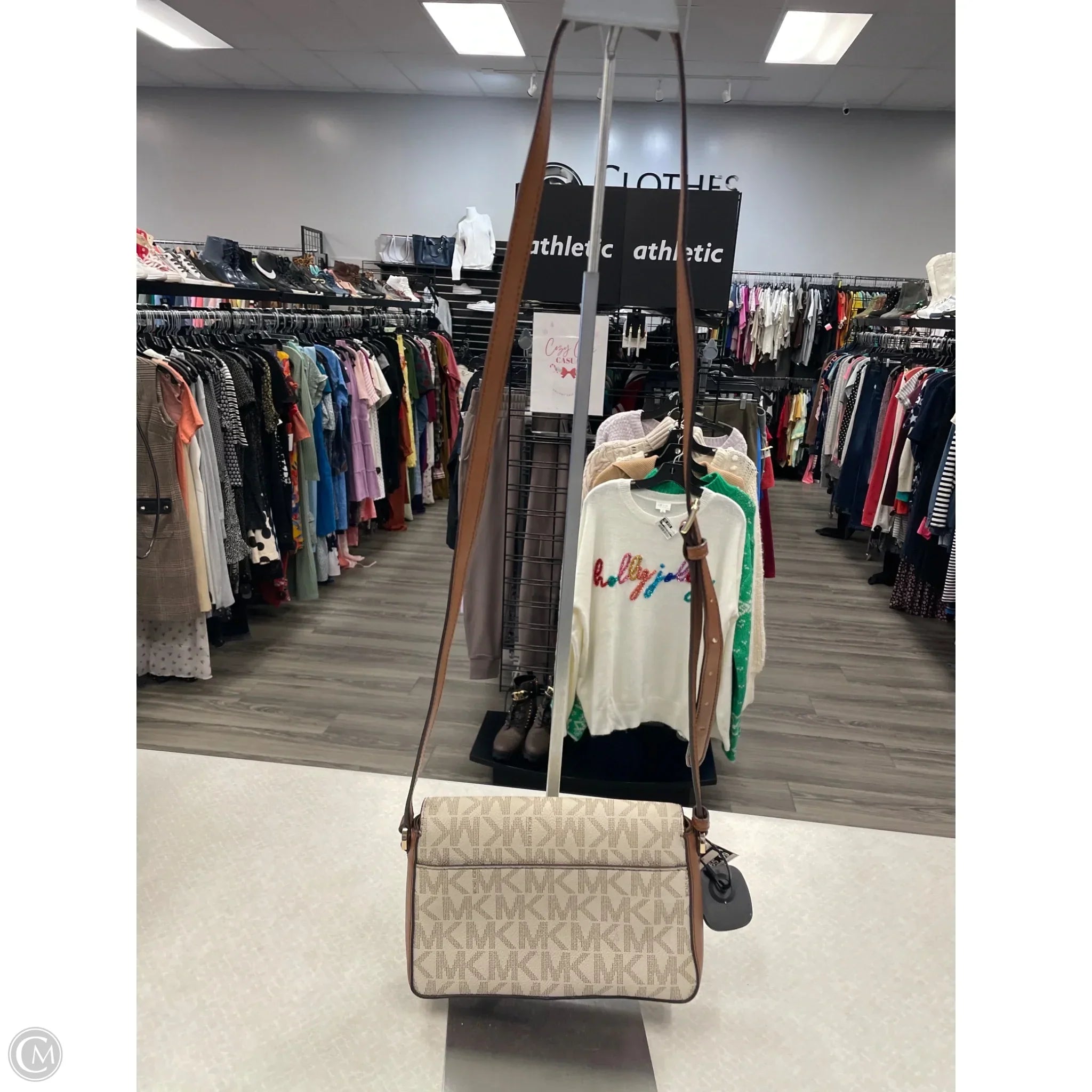 Crossbody Designer By Michael Kors, Size: Medium