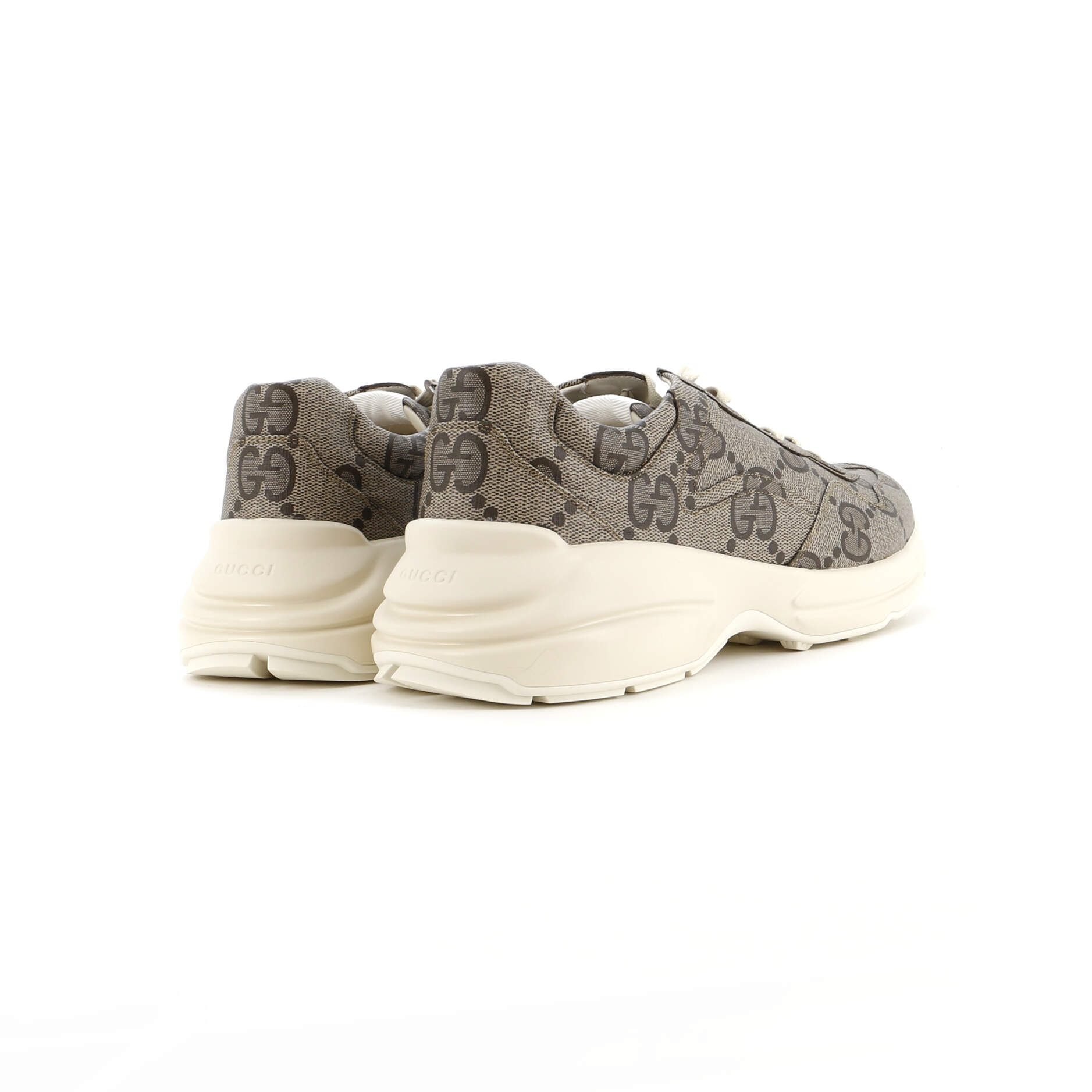 Rhyton Sneakers Jumbo GG Coated Canvas